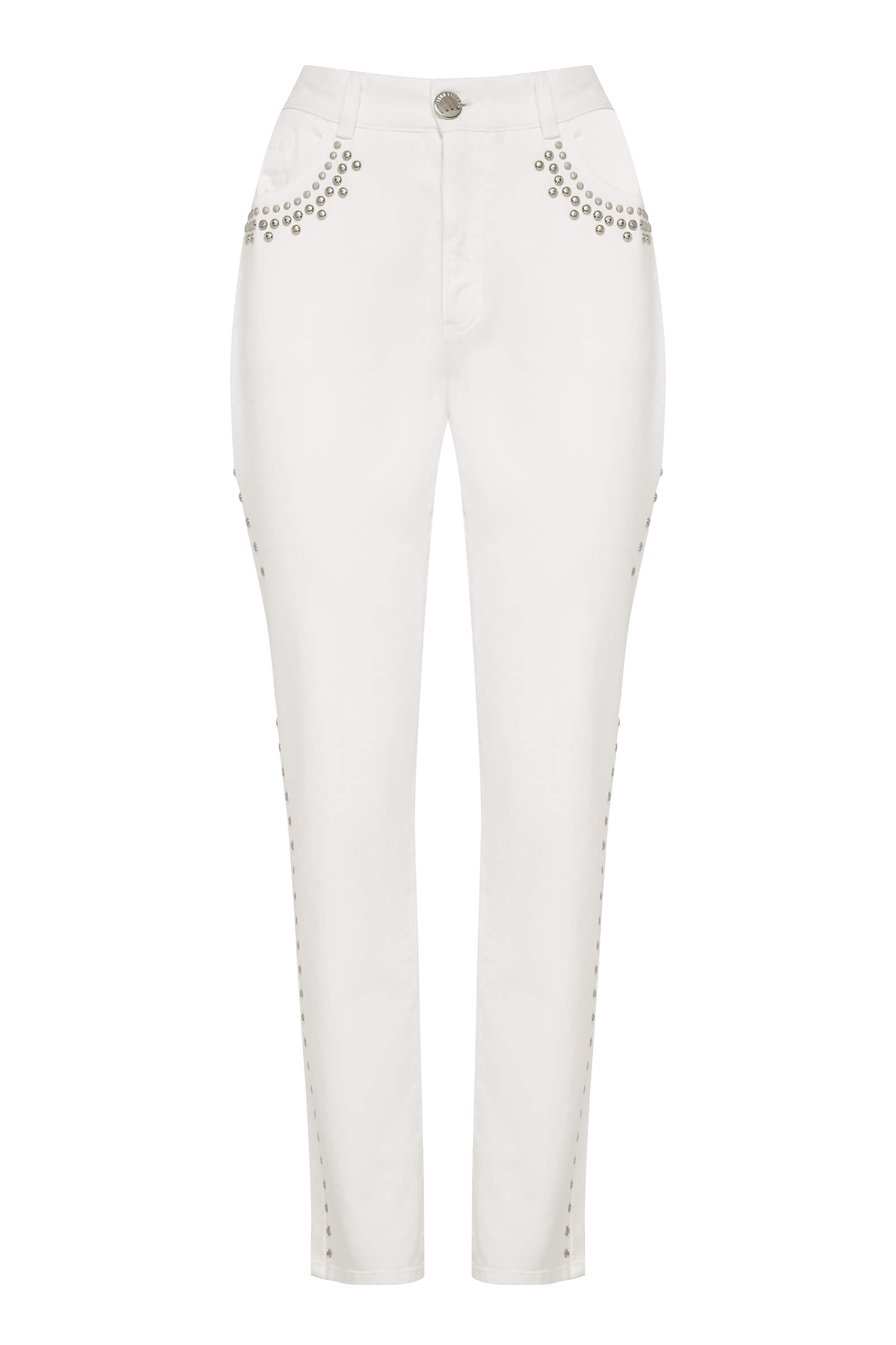 Джинсы с заклепками Бренд Daniela Drei