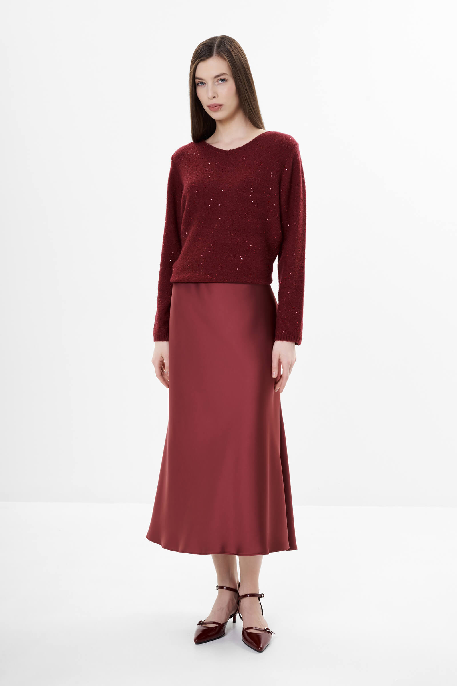 Атласная юбка Бренд Luisa Viola