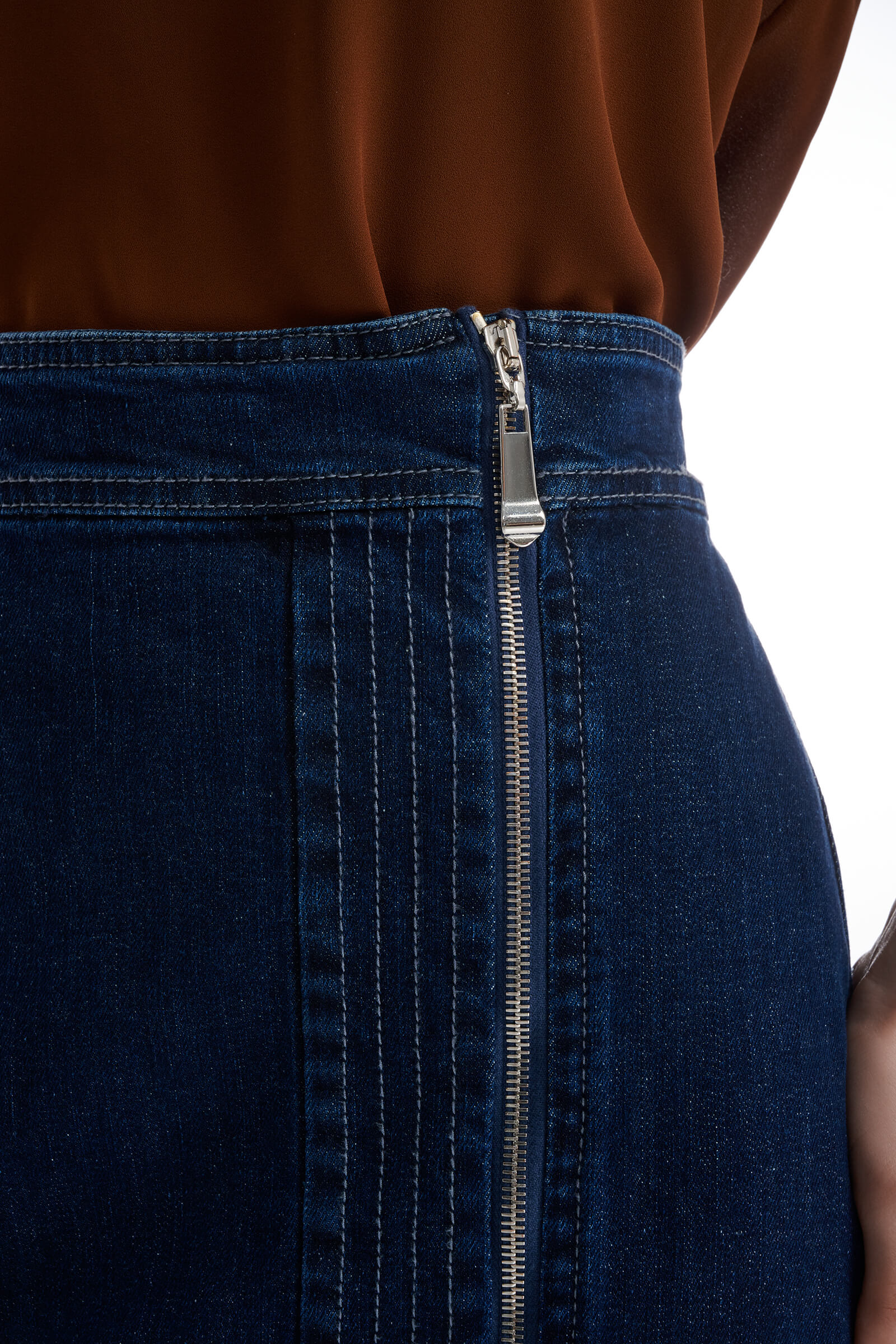 Джинсовая юбка-карандаш Бренд Caterina Leman