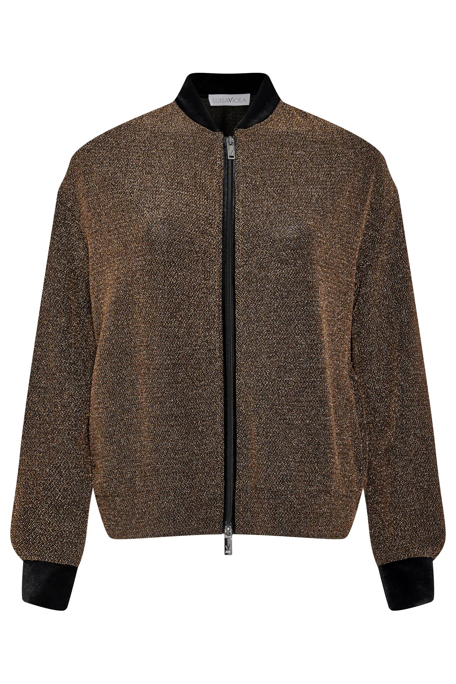 Бомбер с люрексом Бренд Luisa Viola