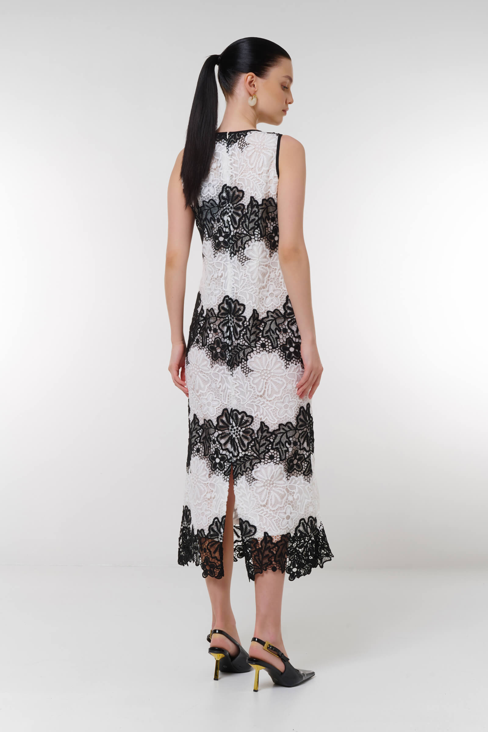 Платье с кружевом Бренд Caterina Leman