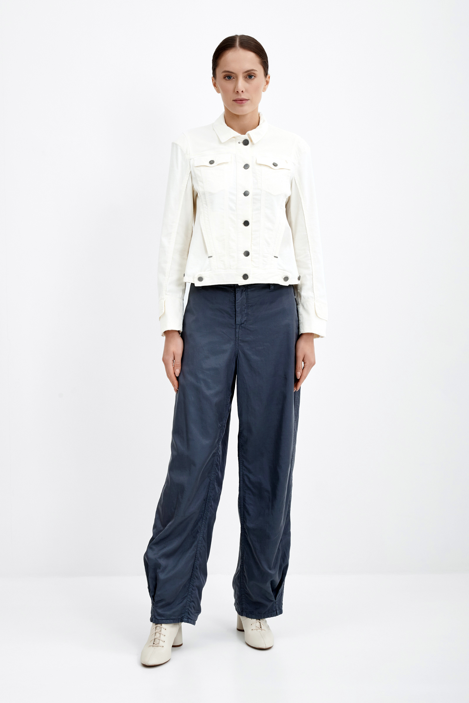 Зауженные брюки багги Бренд High