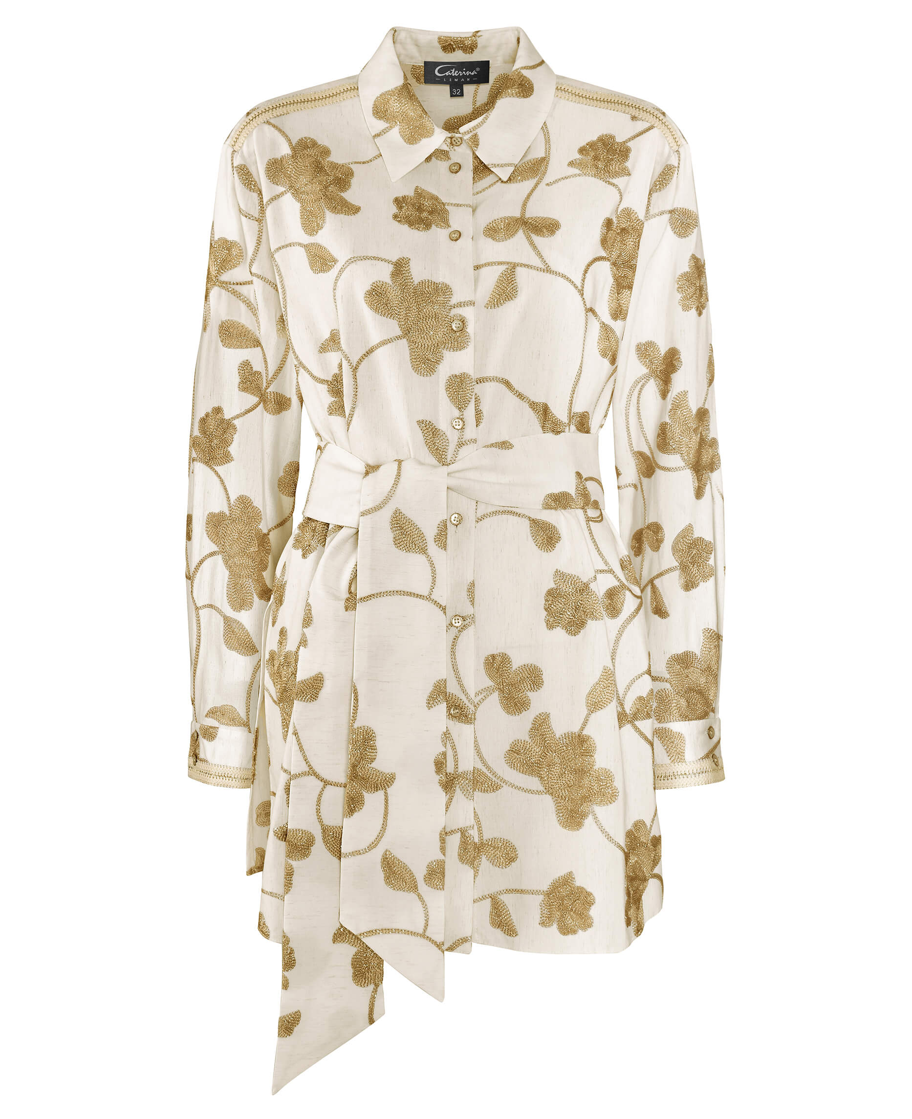 Блузка с цветочным узором Бренд Caterina Leman