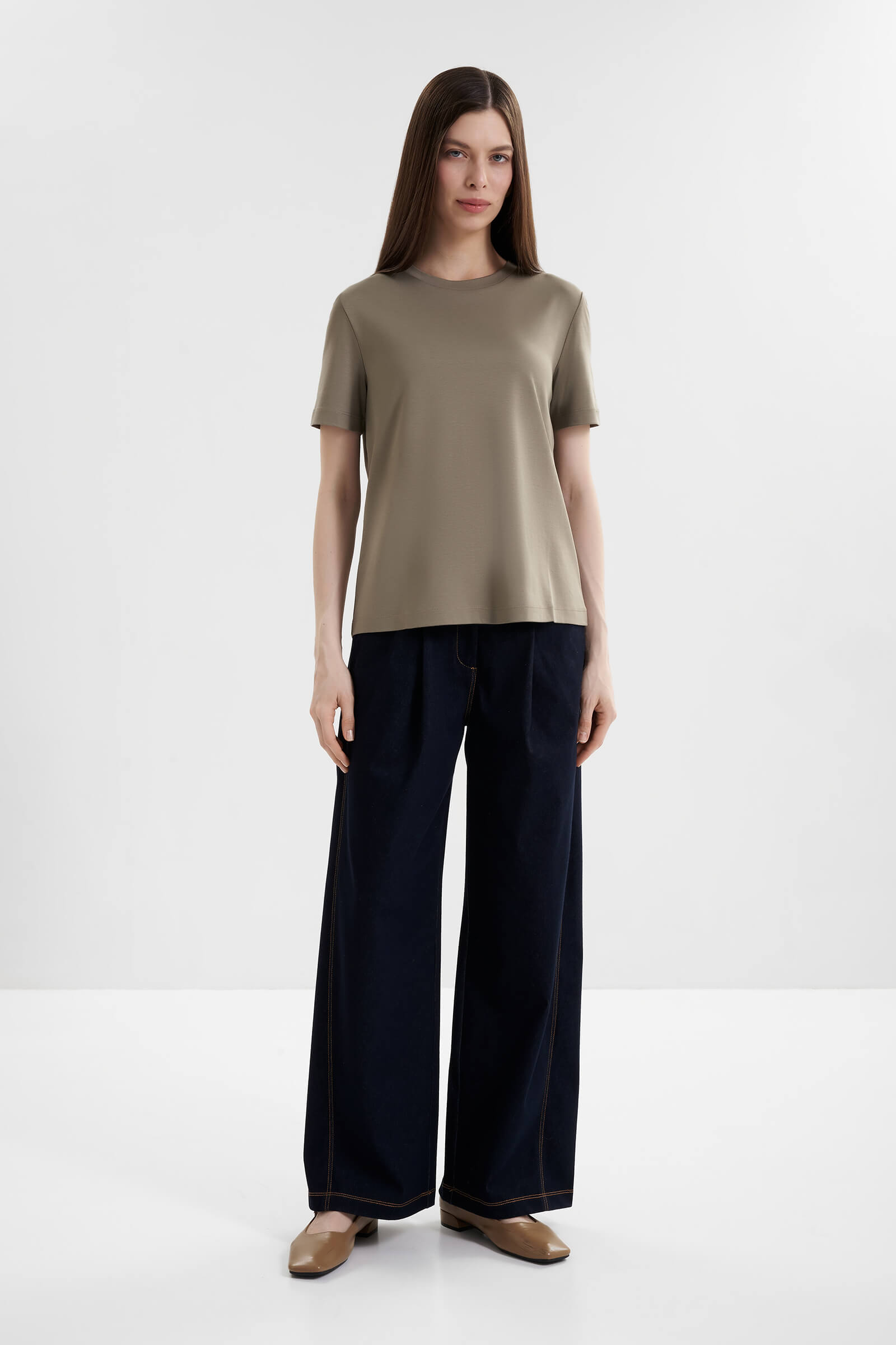 Футболка из модала и хлопка Бренд MM