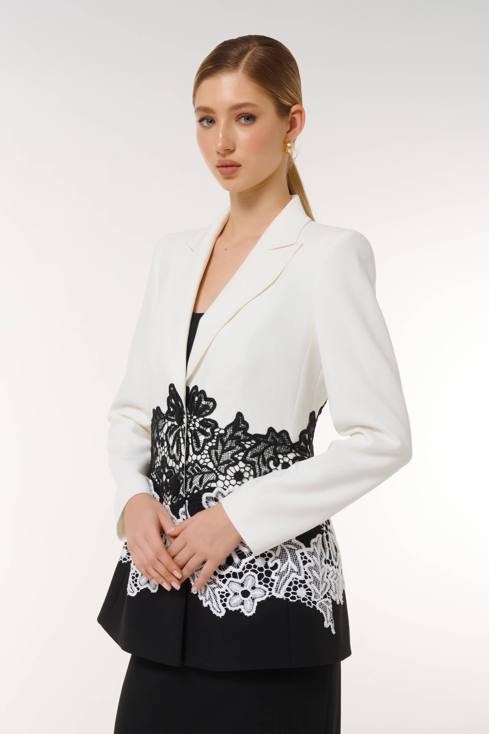 Пиджак с цветочным кружевом Бренд Caterina Leman