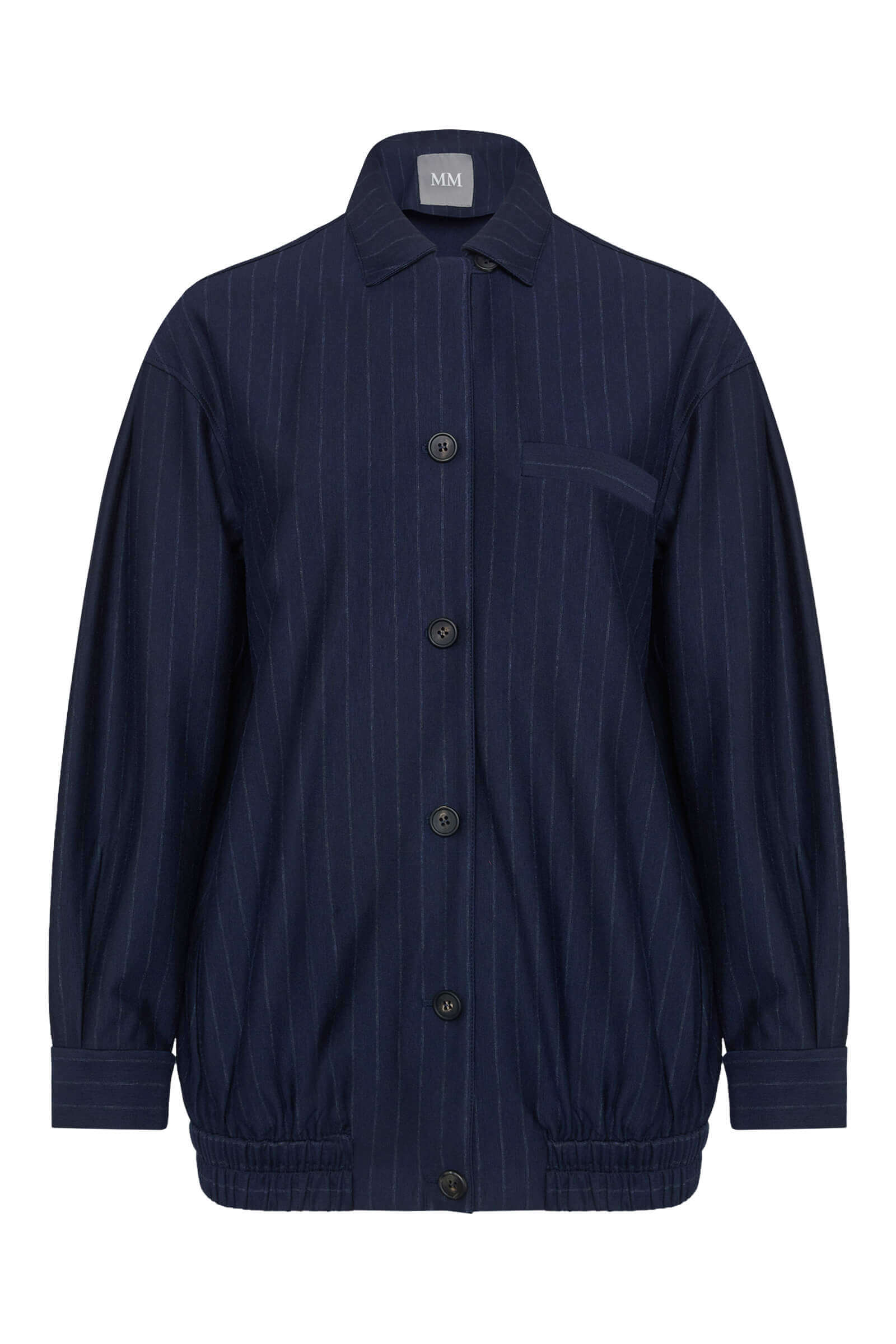 Удлиненный бомбер из смесовой вискозы Бренд MM