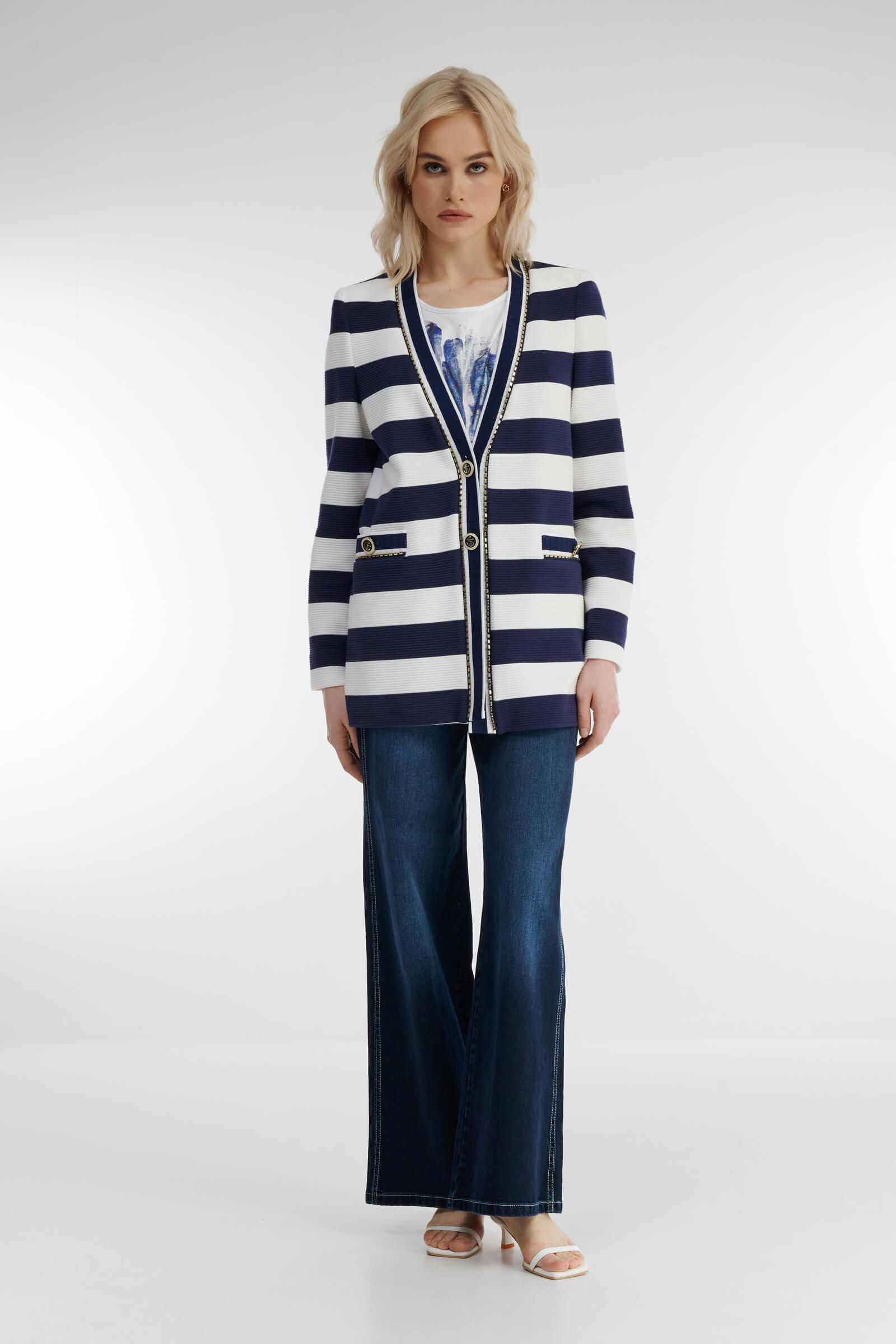 Джинсы с высокой посадкой Бренд Caterina Leman