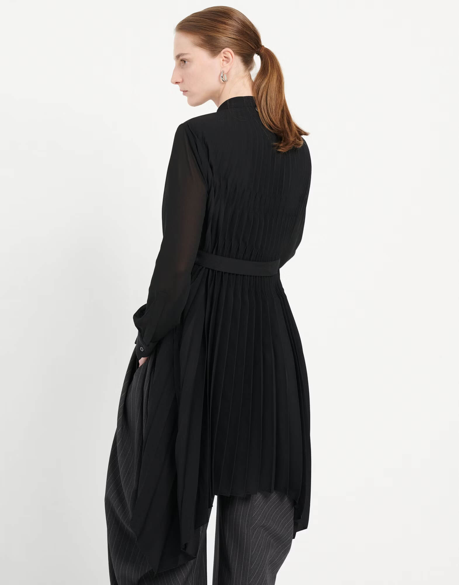 Туника асимметричная с плиссировкой Бренд High