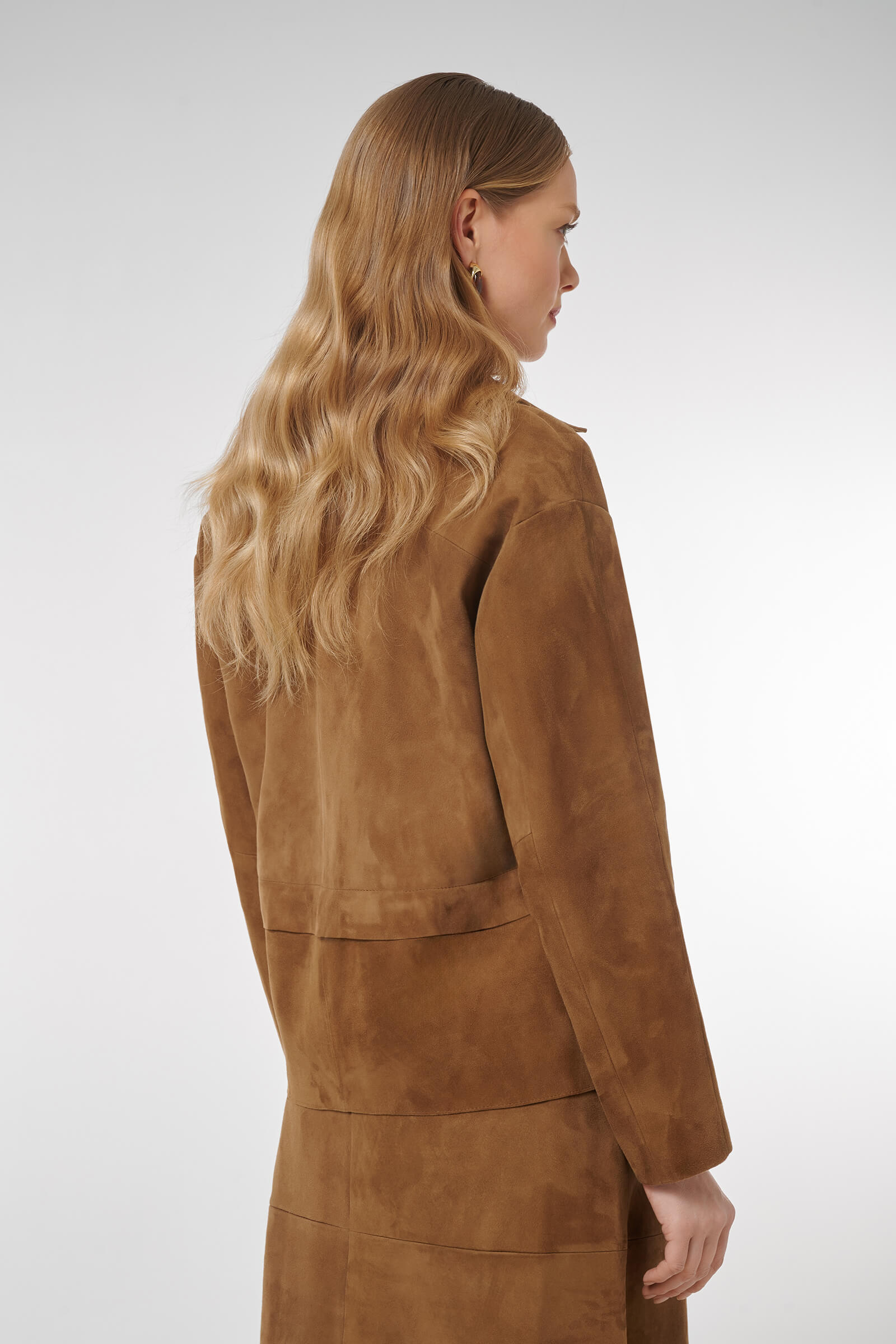 Удлиненная куртка из натуральной кожи Бренд Caterina Leman