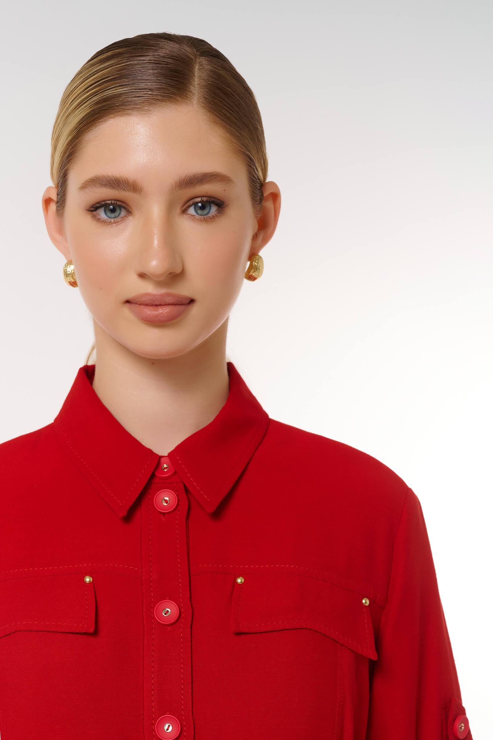 Платье миди с карманами Бренд Caterina Leman