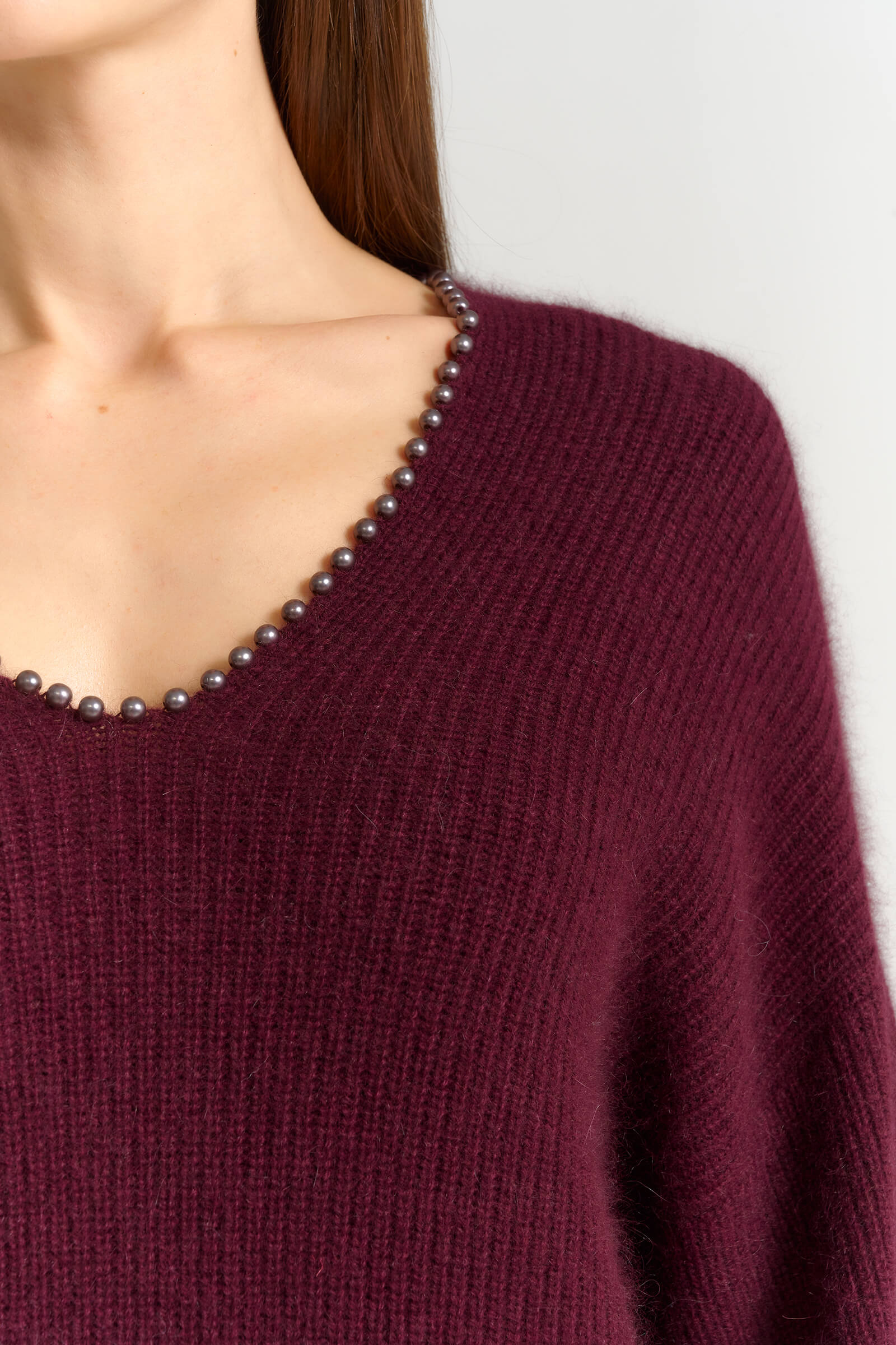 Джемпер с бусинами Бренд Diana Gallesi