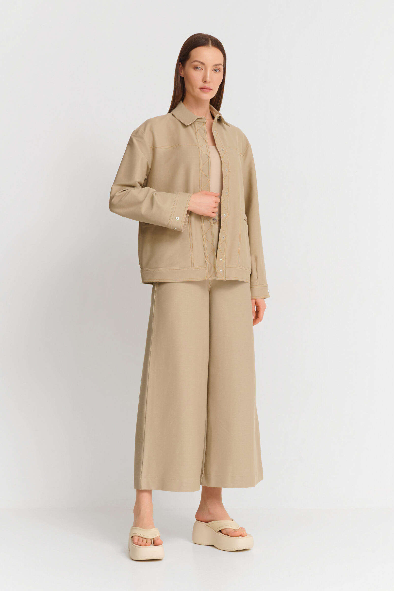 Джинсовая куртка на кнопках Бренд MM