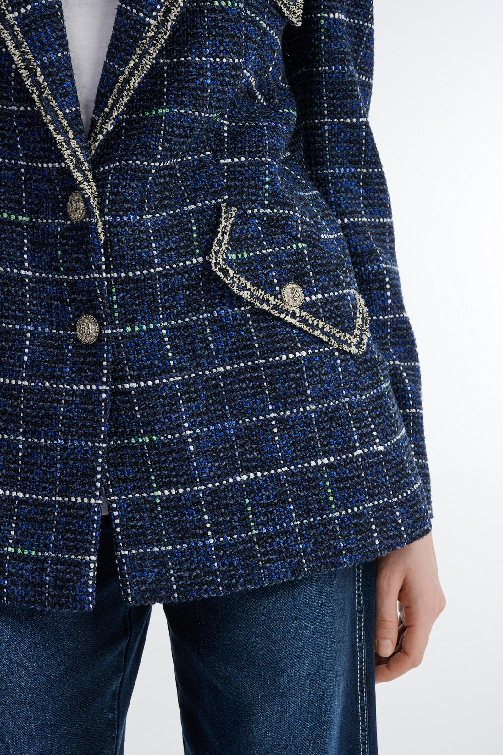 Однобортный пиджак из букле Бренд Caterina Leman