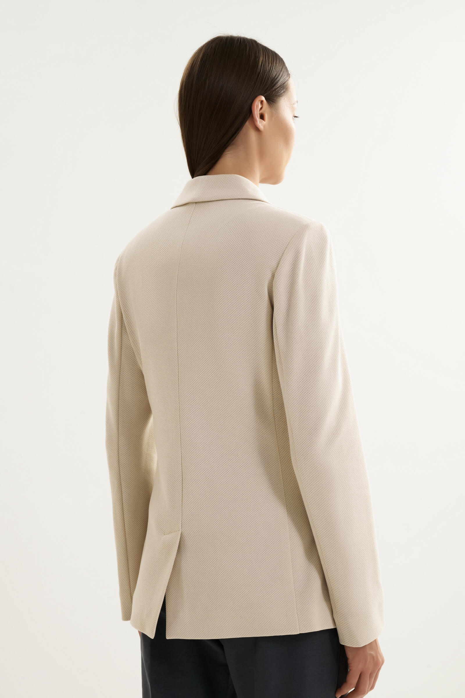 Двубортный пиджак из хлопка Бренд MM