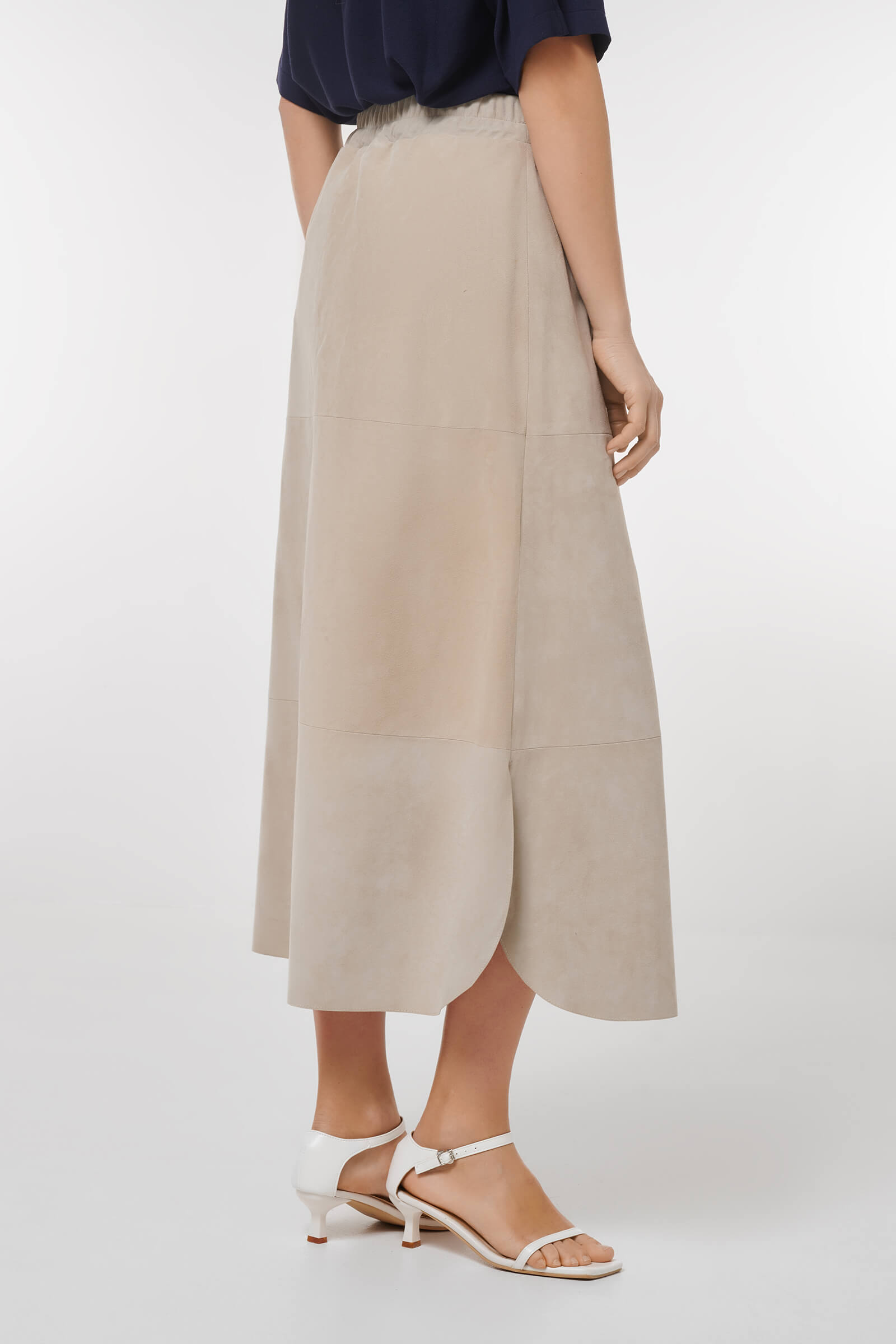 Юбка из натуральной кожи Бренд Caterina Leman