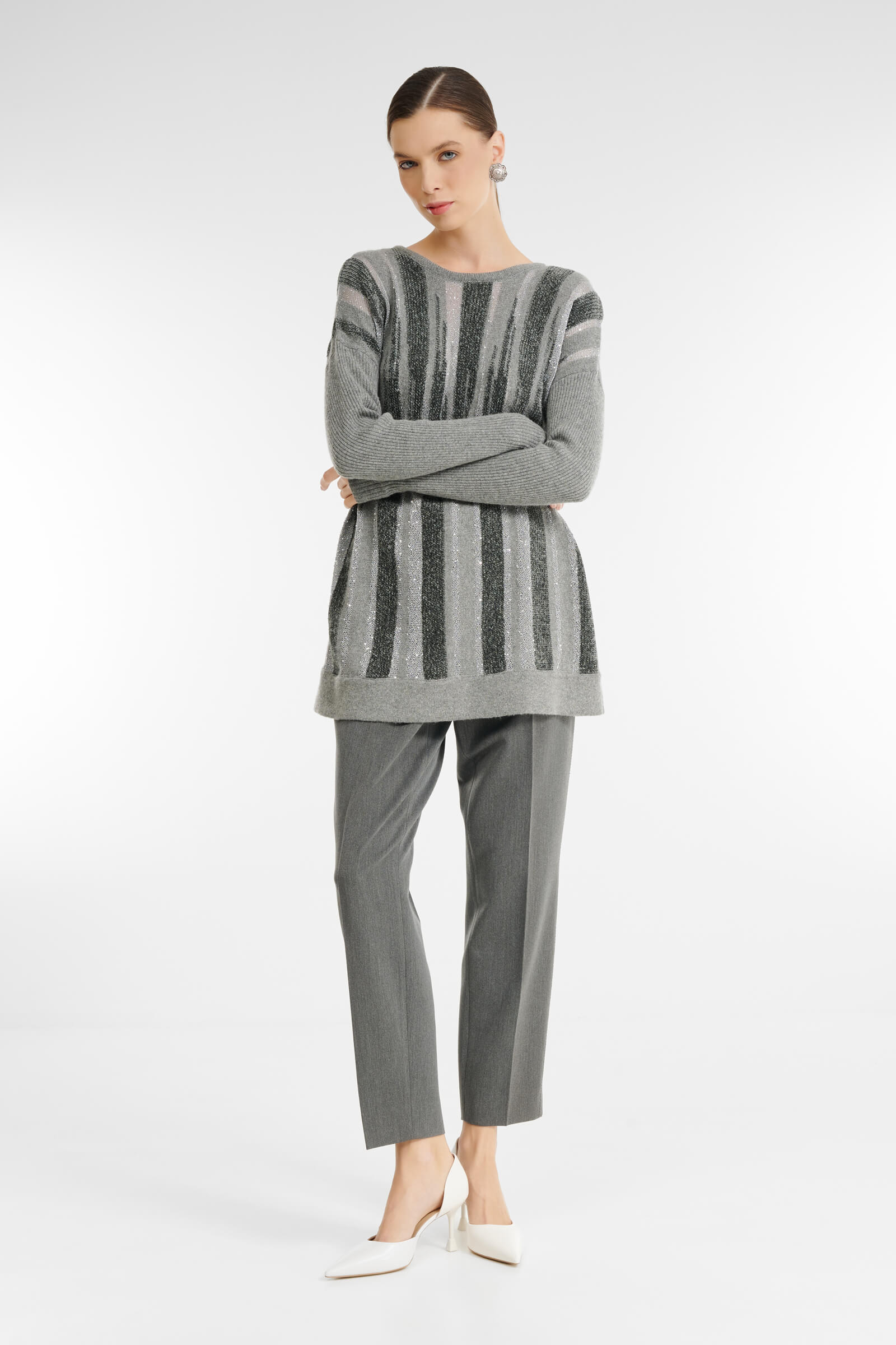 Удлиненный джемпер Бренд Rocco Ragni