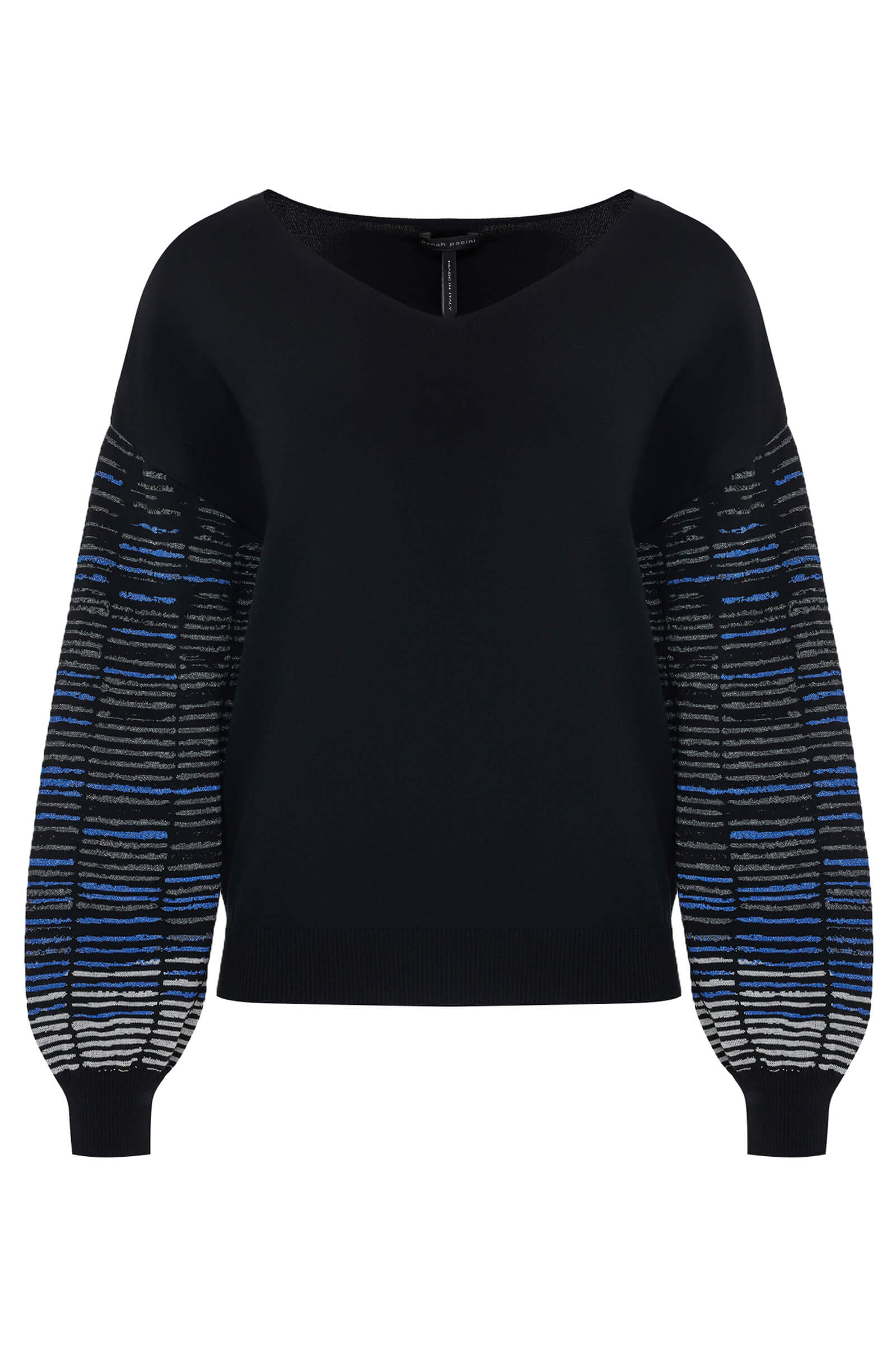 Пуловер с рукавами-фонариками Бренд Sarah Pacini