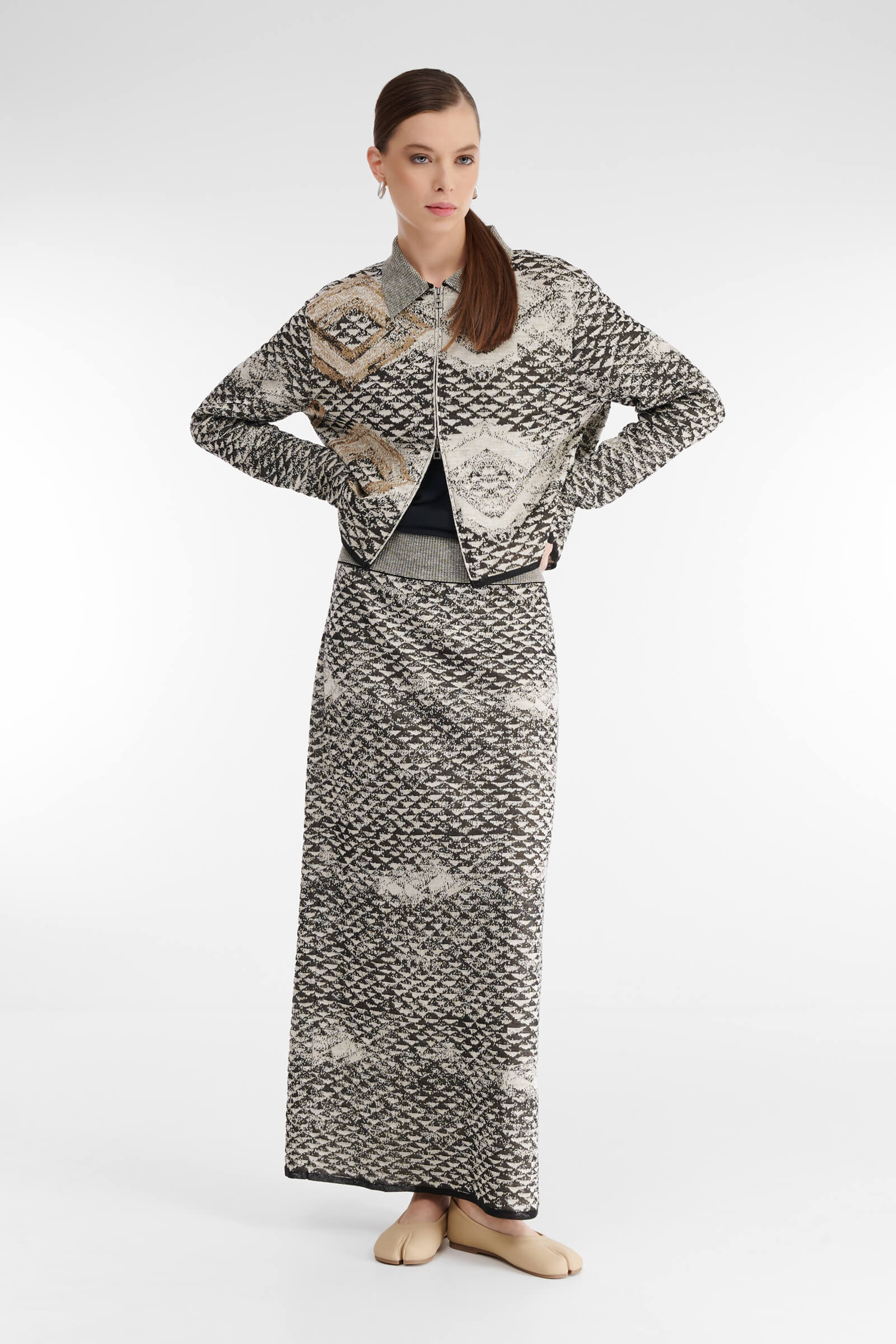 Трикотажная юбка Бренд Sarah Pacini