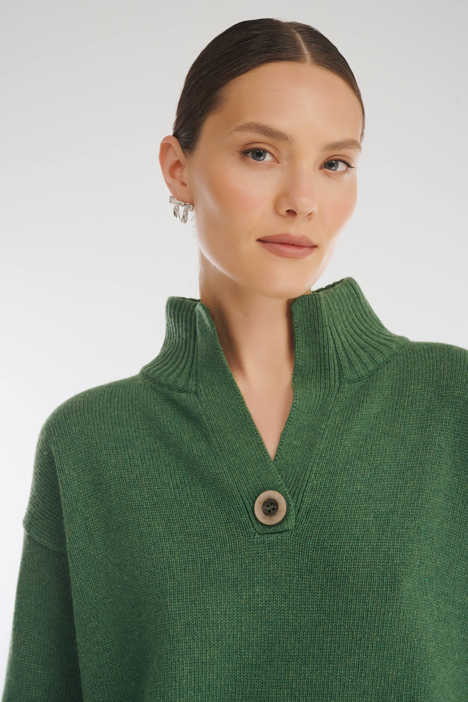 Свитер из шерсти мериноса, кашемира и шелка Бренд Caterina Leman