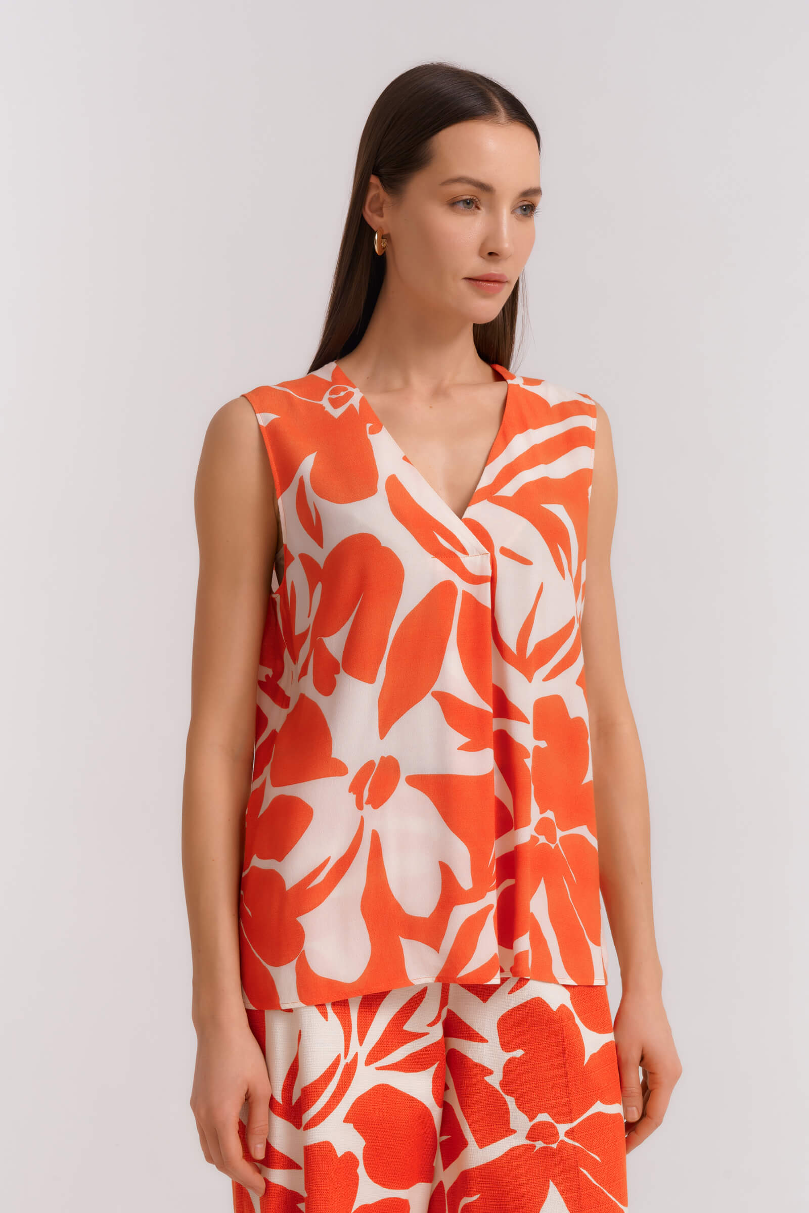 Рубашка без рукавов с поясом Бренд Diana Gallesi