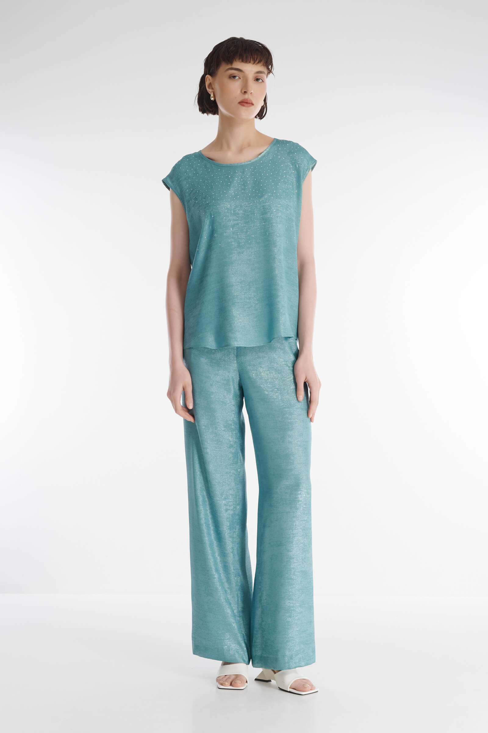 Топ со стразами Бренд Caterina Leman