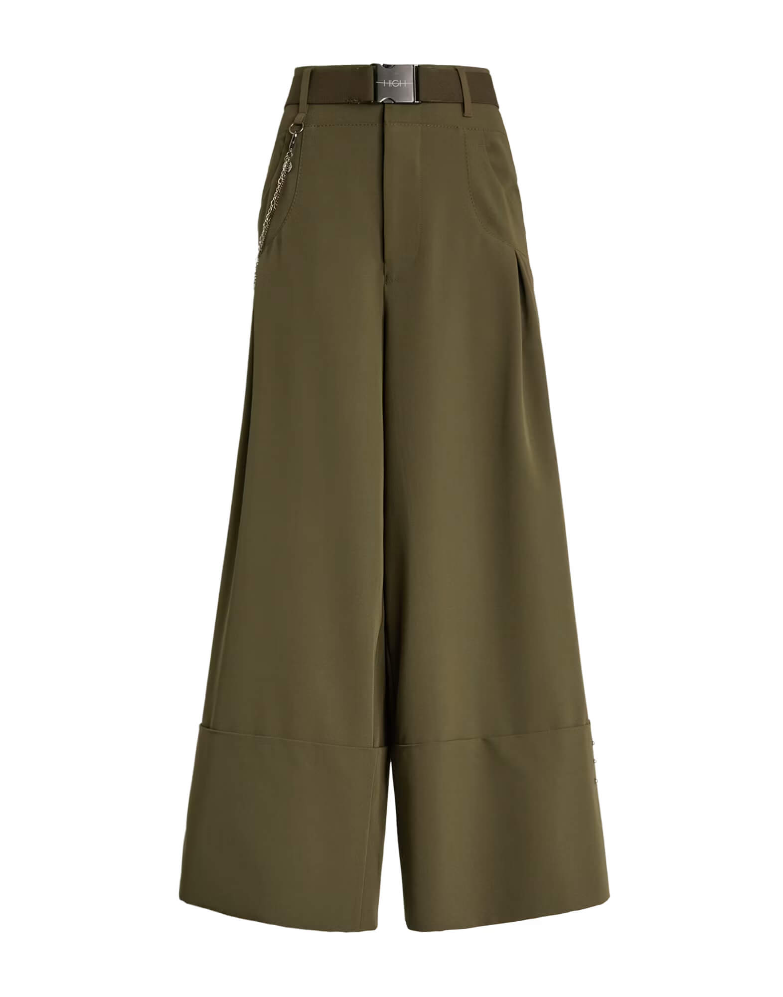 Широкие брюки-кюлоты Бренд High