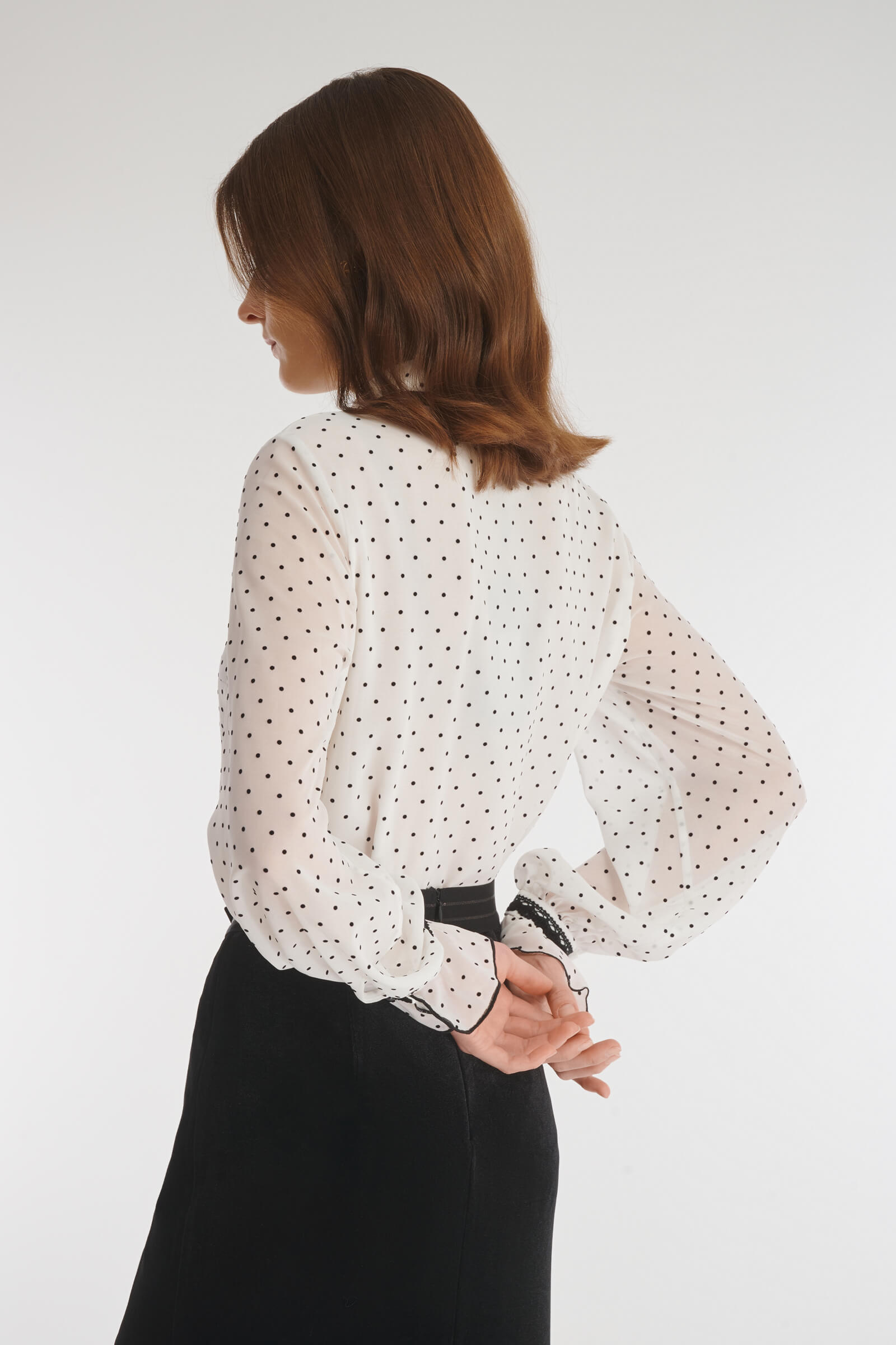 Рубашка с узором в горох Бренд Caterina Leman