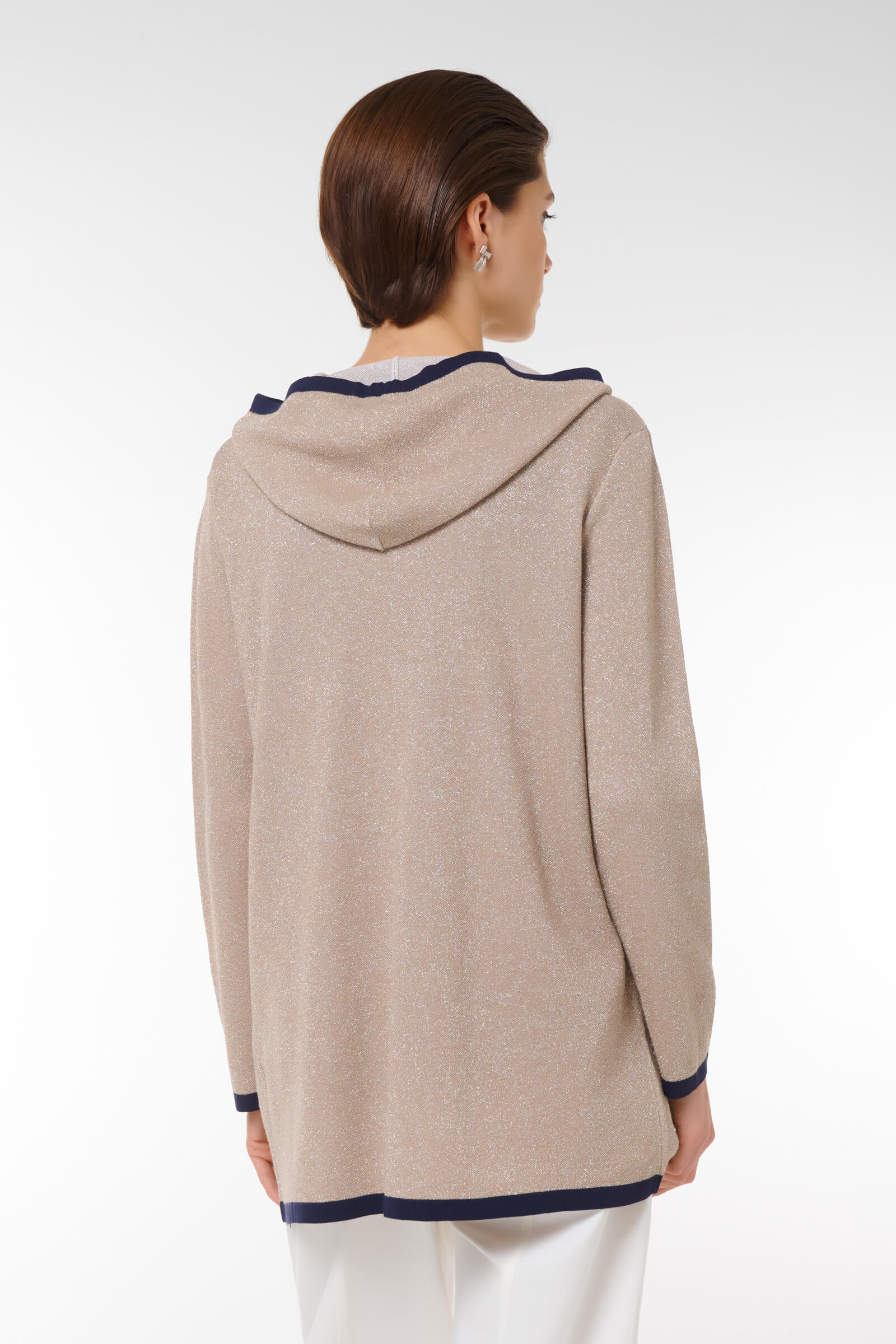 Кардиган на молнии с люрексом Бренд Caterina Leman