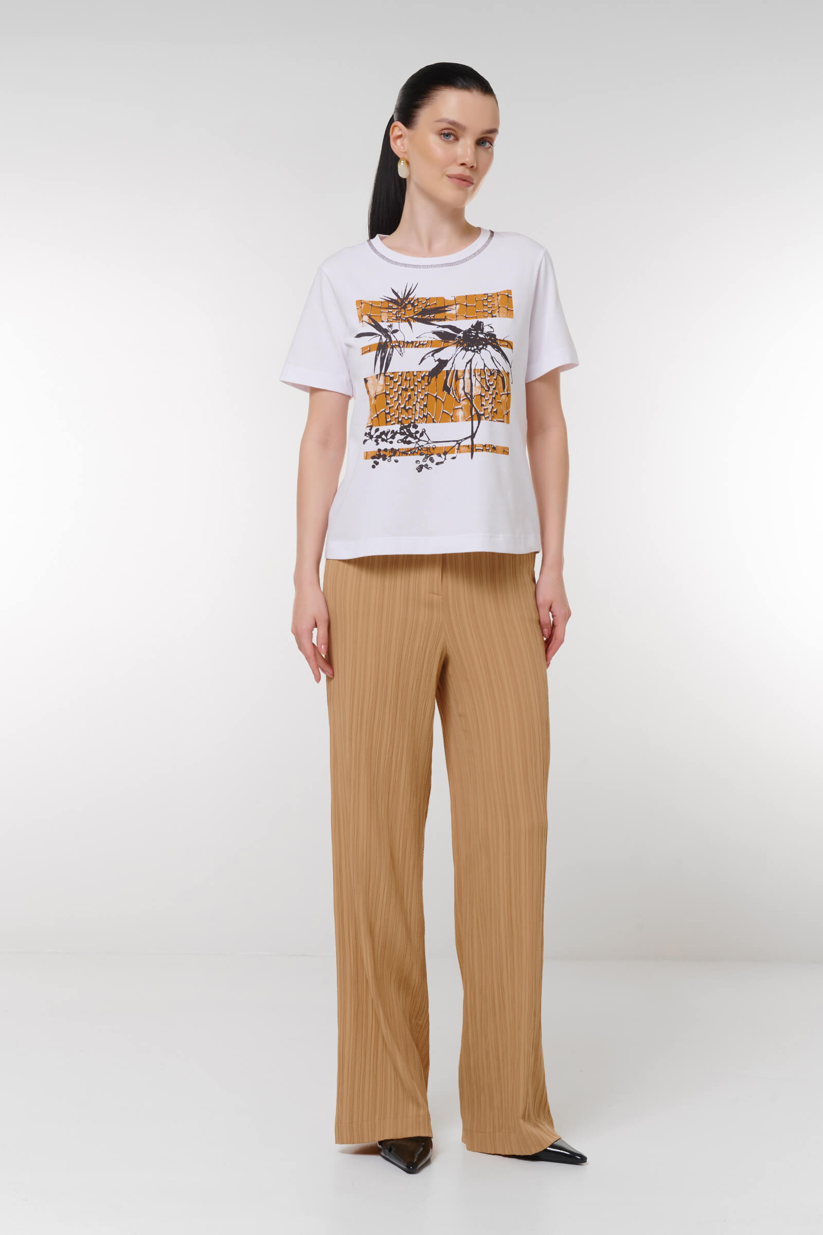 Футболка с принтом Бренд Caterina Leman