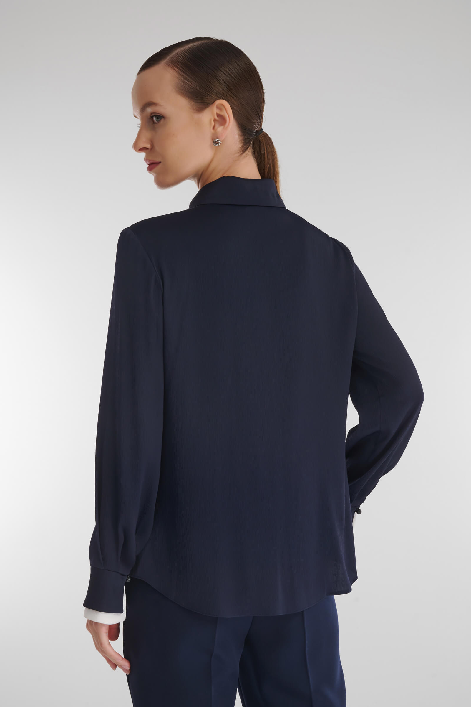 Рубашка из жатой ткани Бренд Caterina Leman