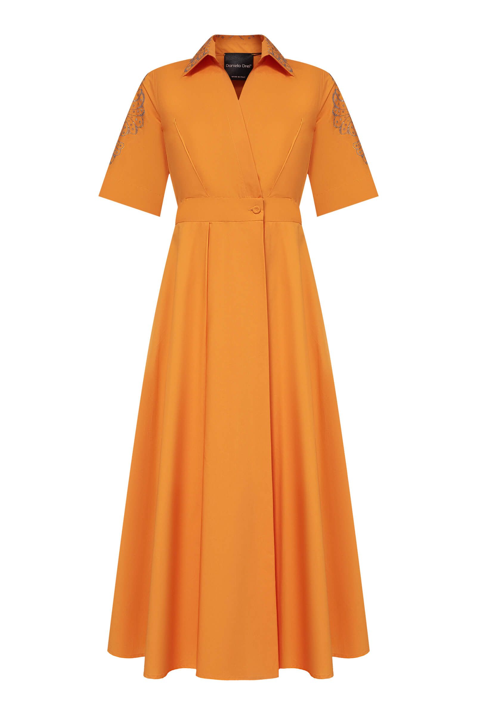 Платье миди с вышивкой Бренд Daniela Drei