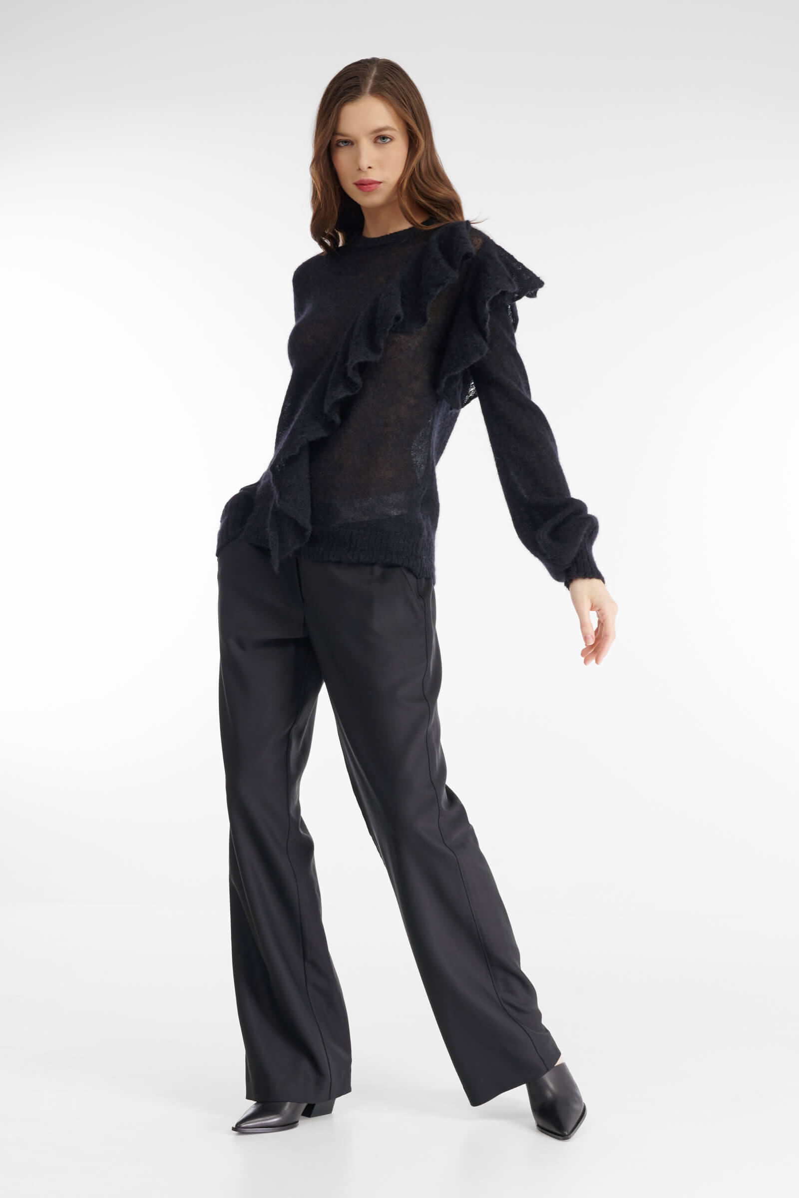 Джемпер с воланом Бренд Sarah Pacini