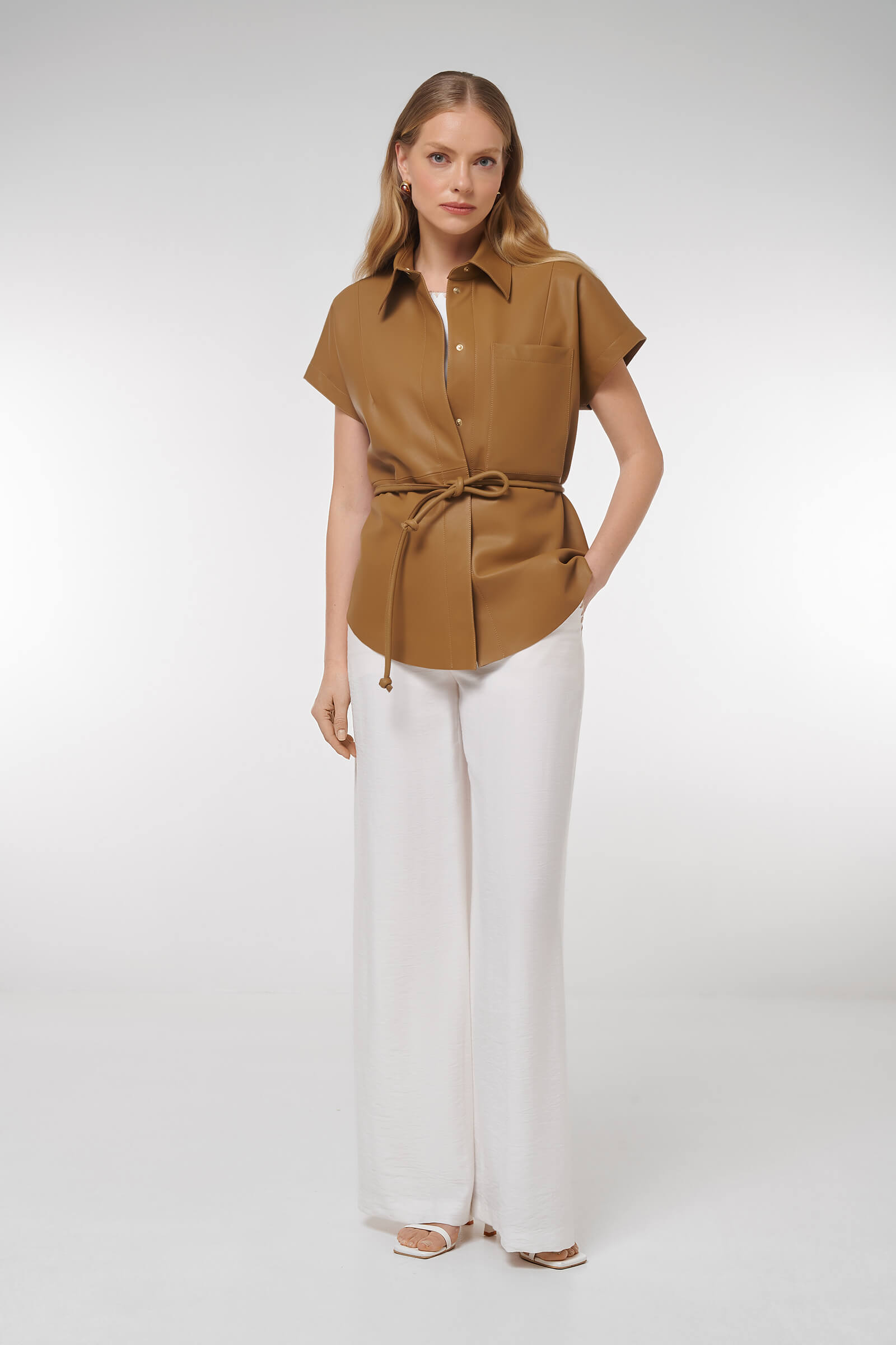 Куртка из натуральной кожи Бренд Caterina Leman