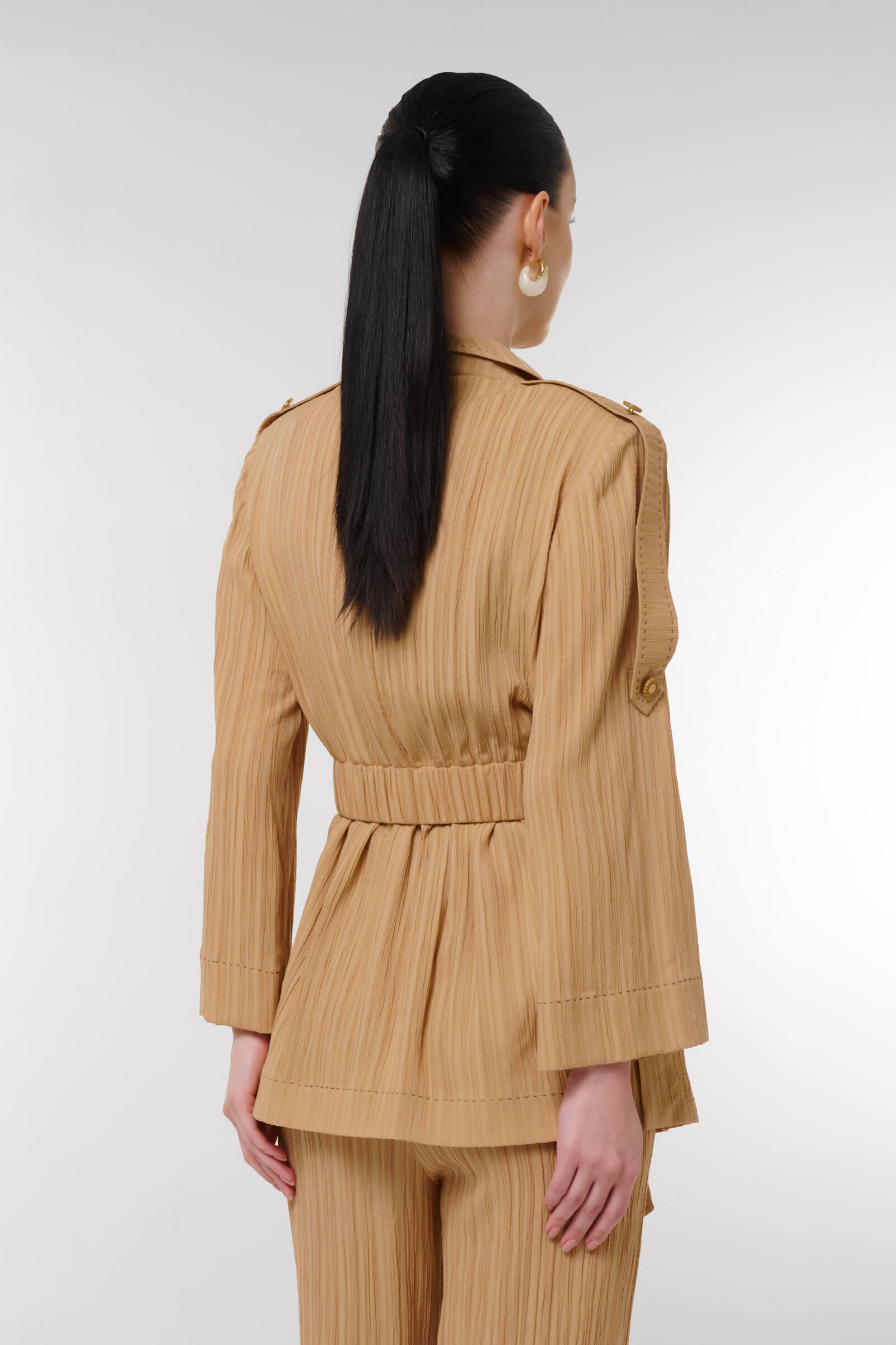 Жакет из фактурного материала Бренд Caterina Leman