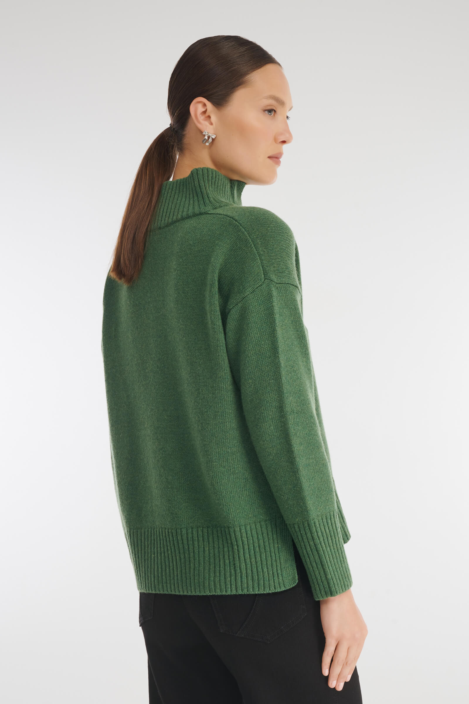 Свитер из шерсти мериноса, кашемира и шелка Бренд Caterina Leman