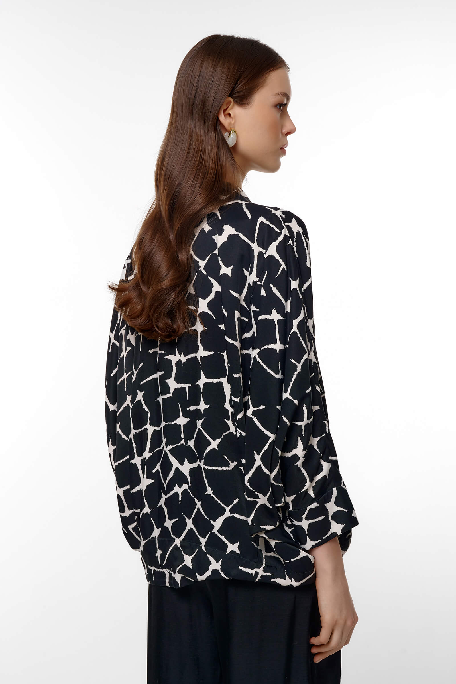 Жакет из вискозы с абстрактным принтом Бренд Caterina Leman