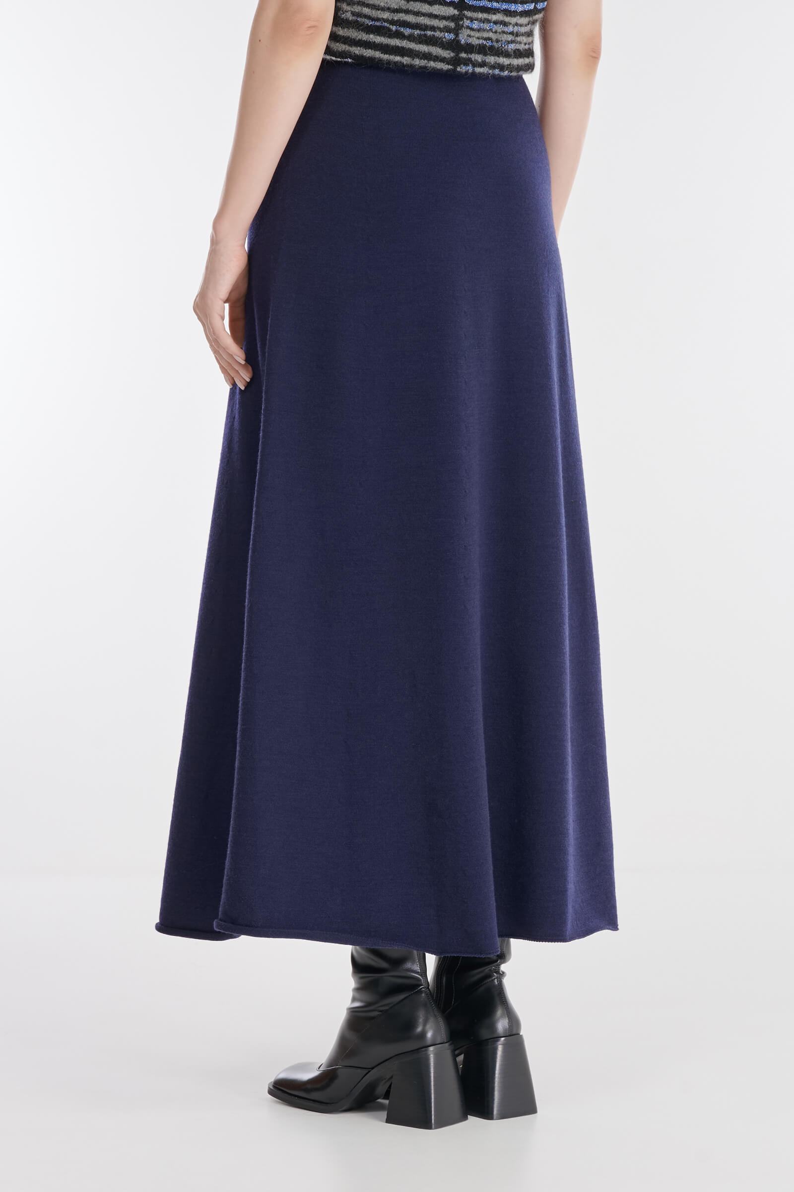 Трикотажная расклешенная юбка Бренд Sarah Pacini