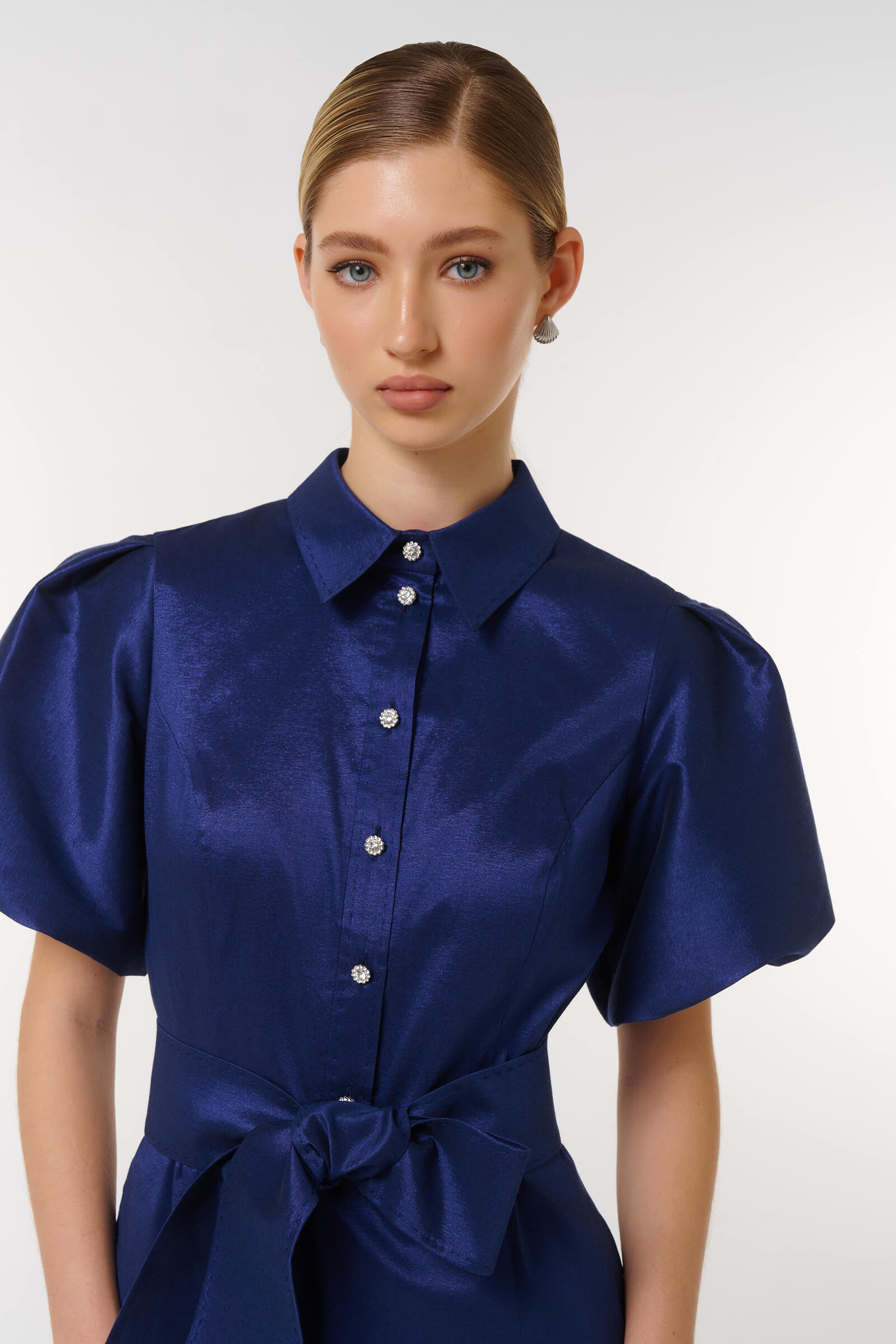 Платье миди с поясом Бренд Caterina Leman