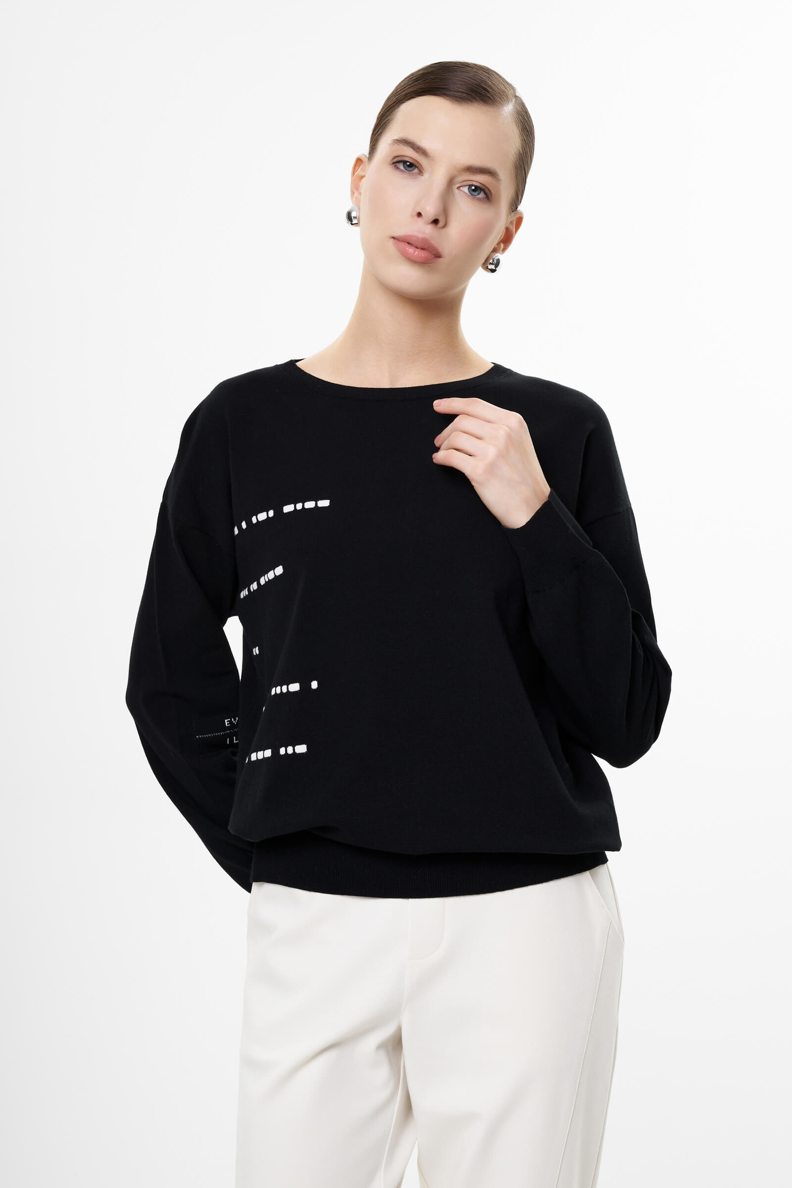 Джемпер из смесовой вискозы Бренд Sarah Pacini