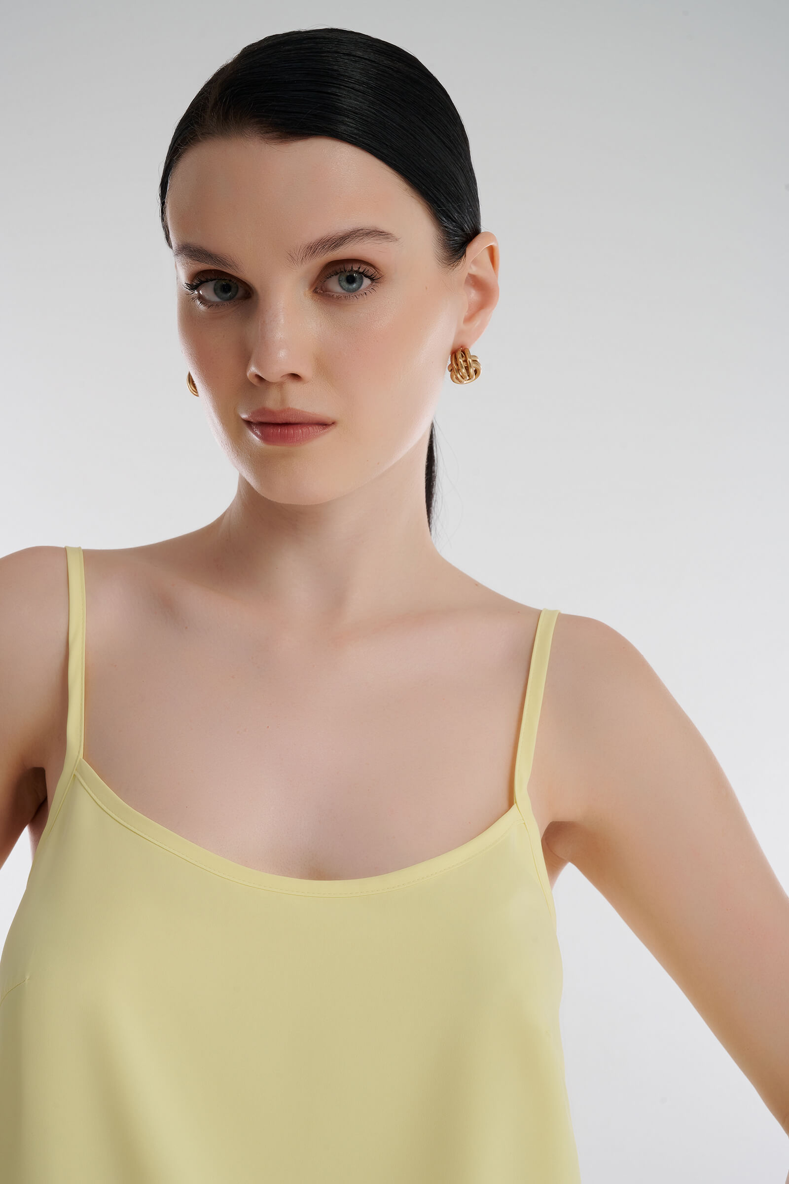 Топ из поливискозы с регулируемыми бретелями Бренд Caterina Leman