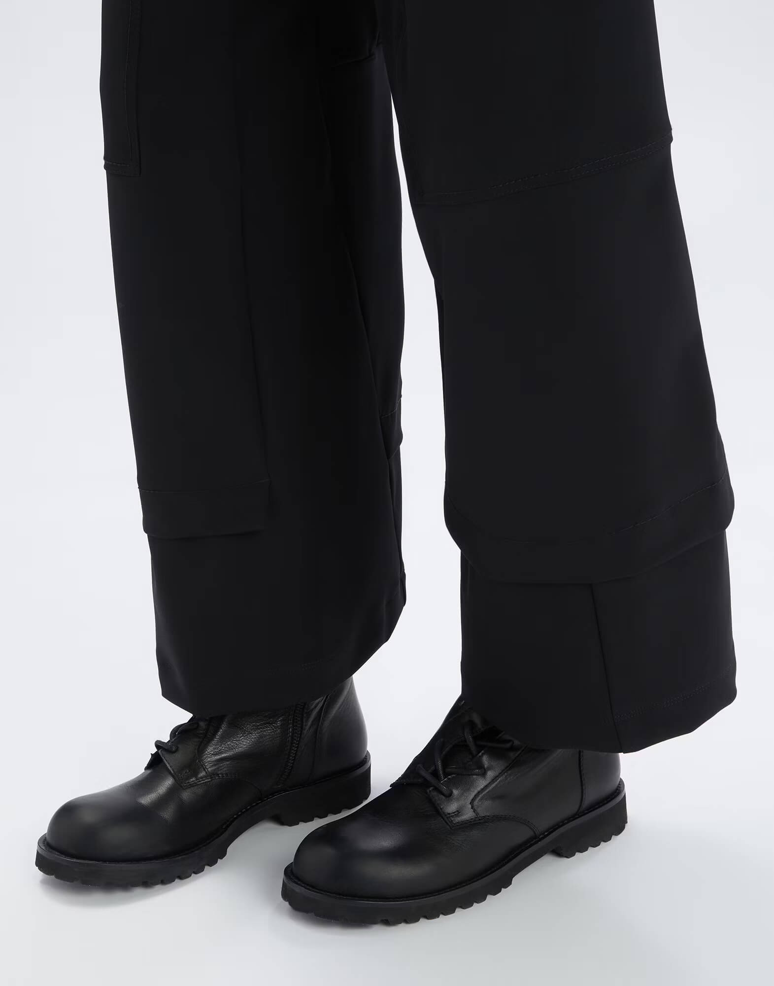 Широкие брюки-кюлоты с карманами Бренд High