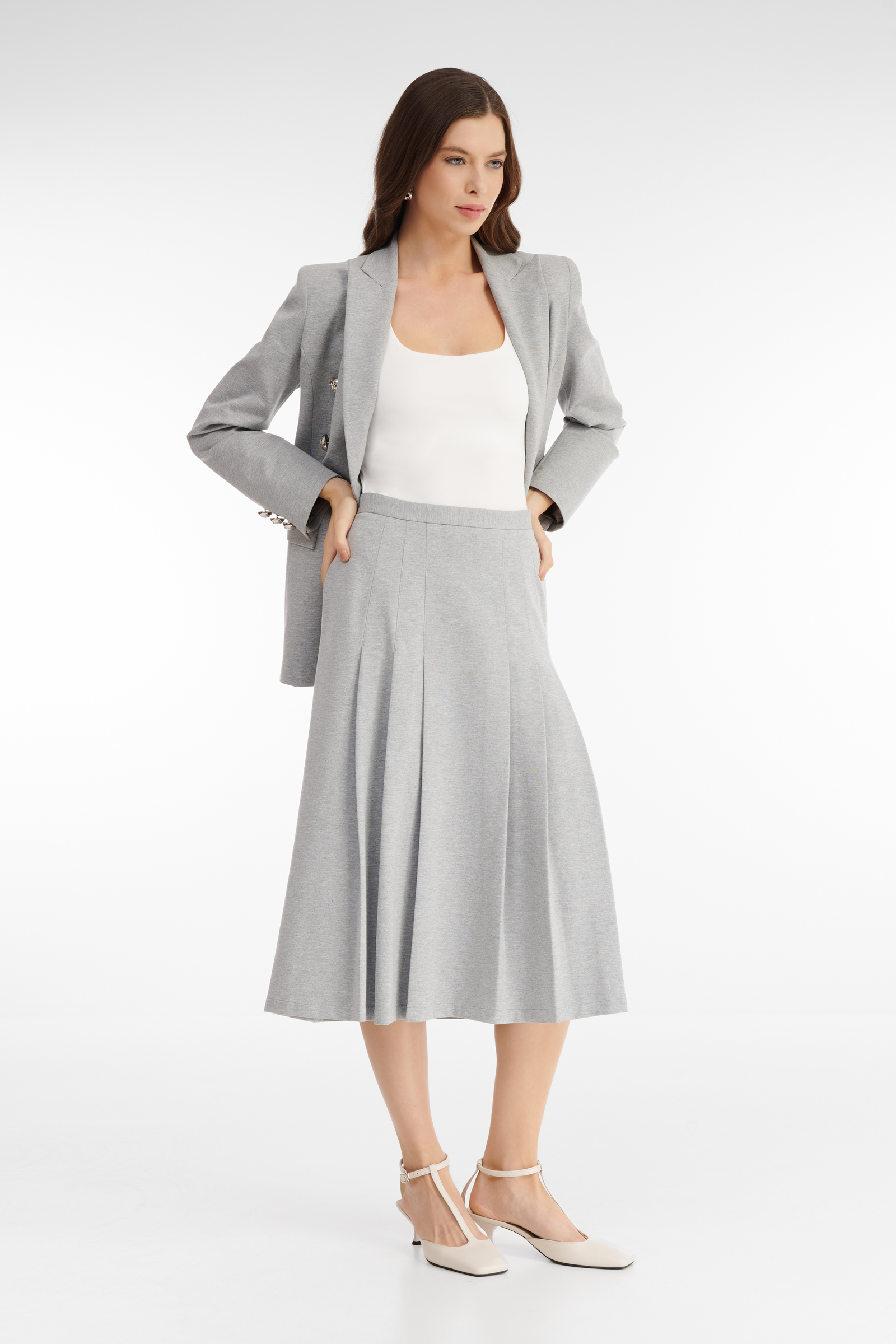 Юбка со складками Бренд Daniela Drei