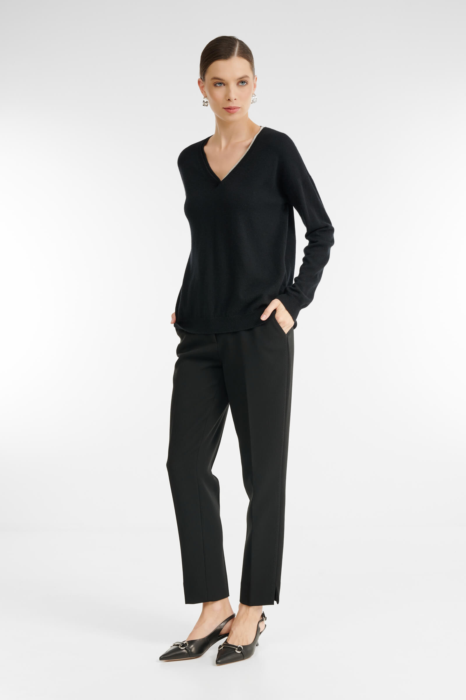 Пуловер с длинным рукавом Бренд Rocco Ragni