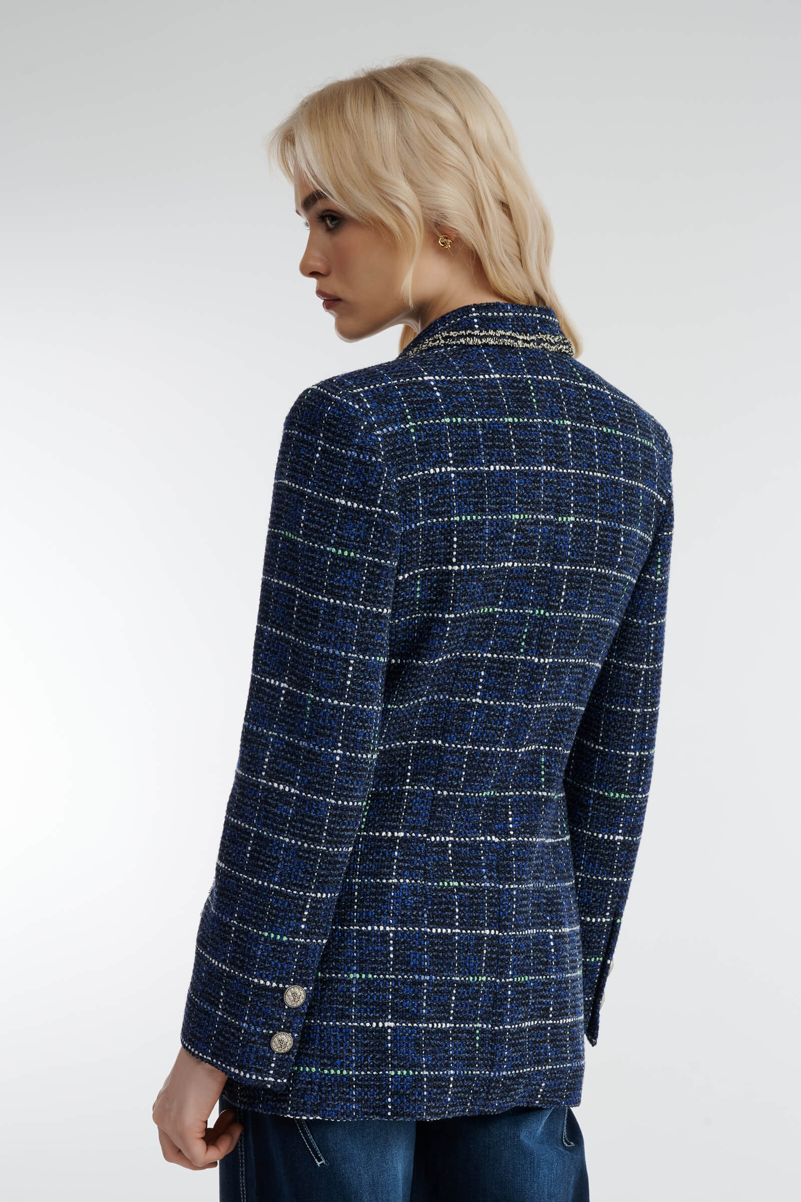 Однобортный пиджак из букле Бренд Caterina Leman