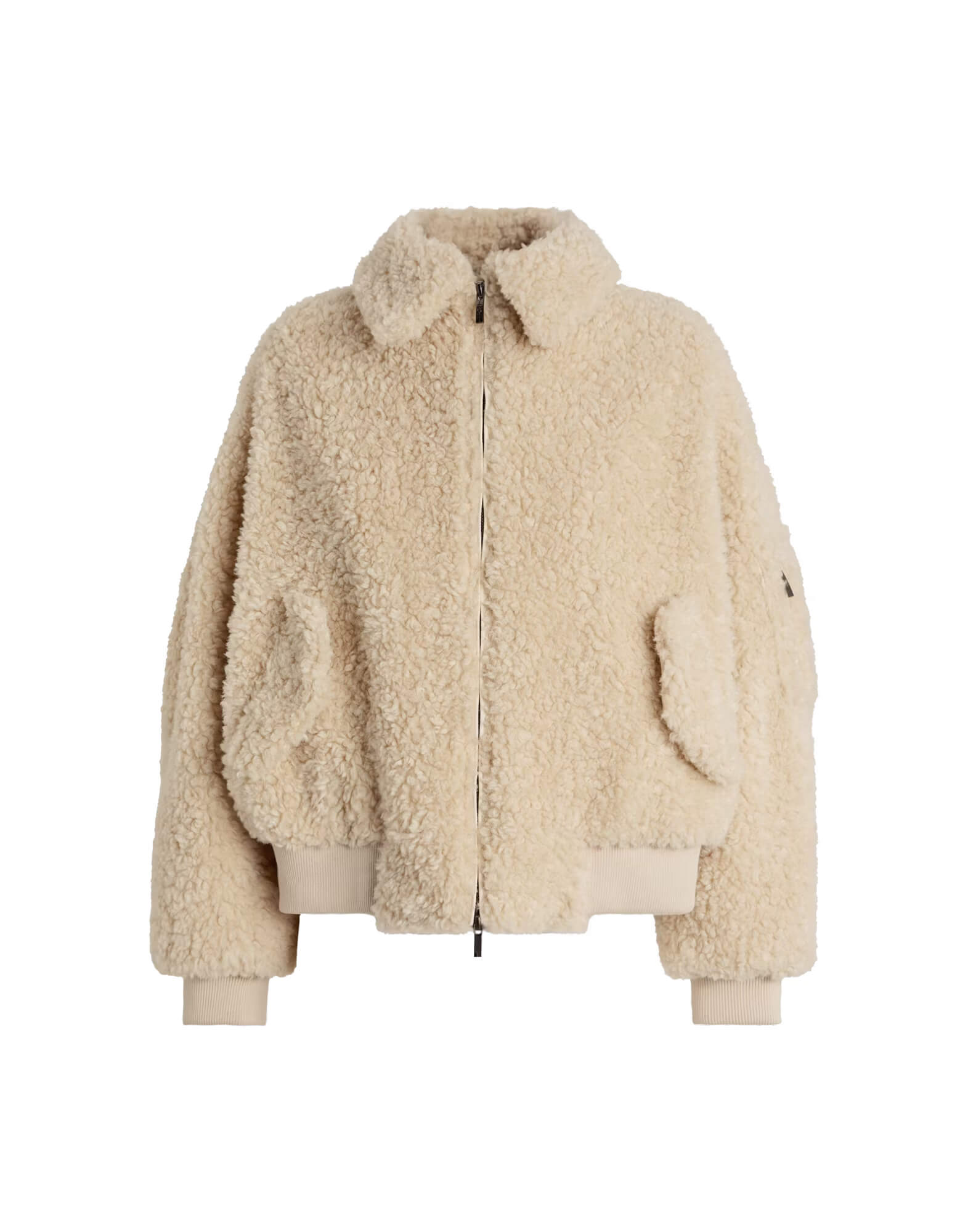 Куртка-бомбер из шерпы Бренд High