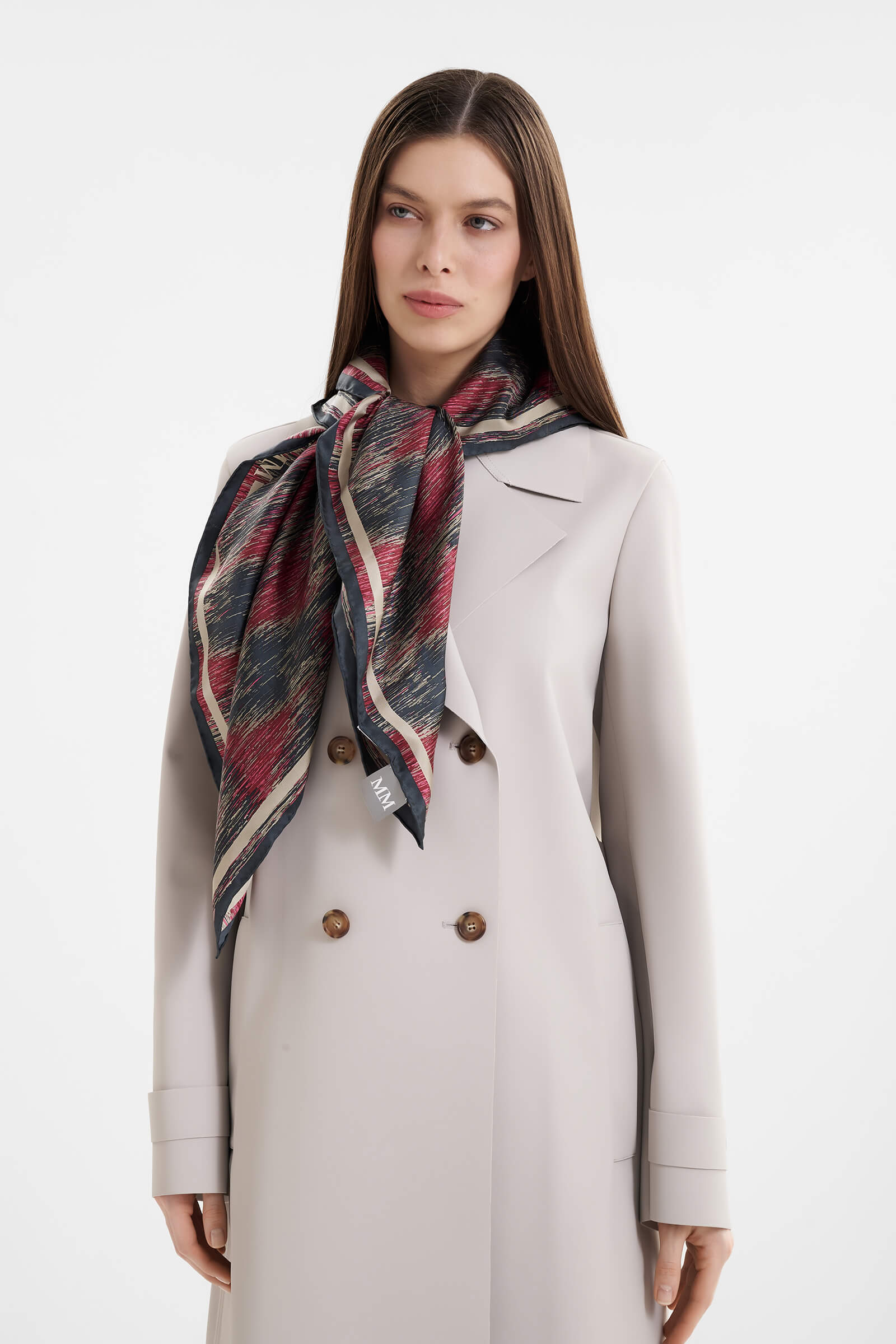 Платок из 100% шелка Бренд MM