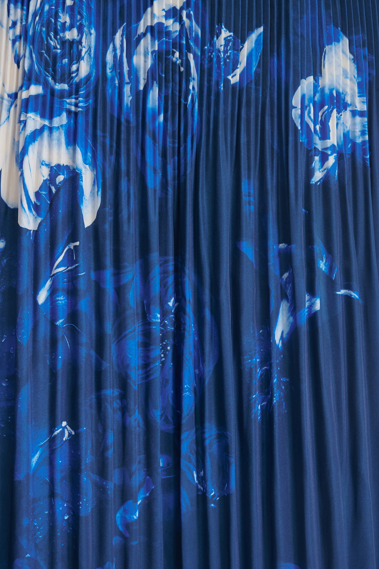 Плиссированное платье-рубашка с принтом Бренд Caterina Leman