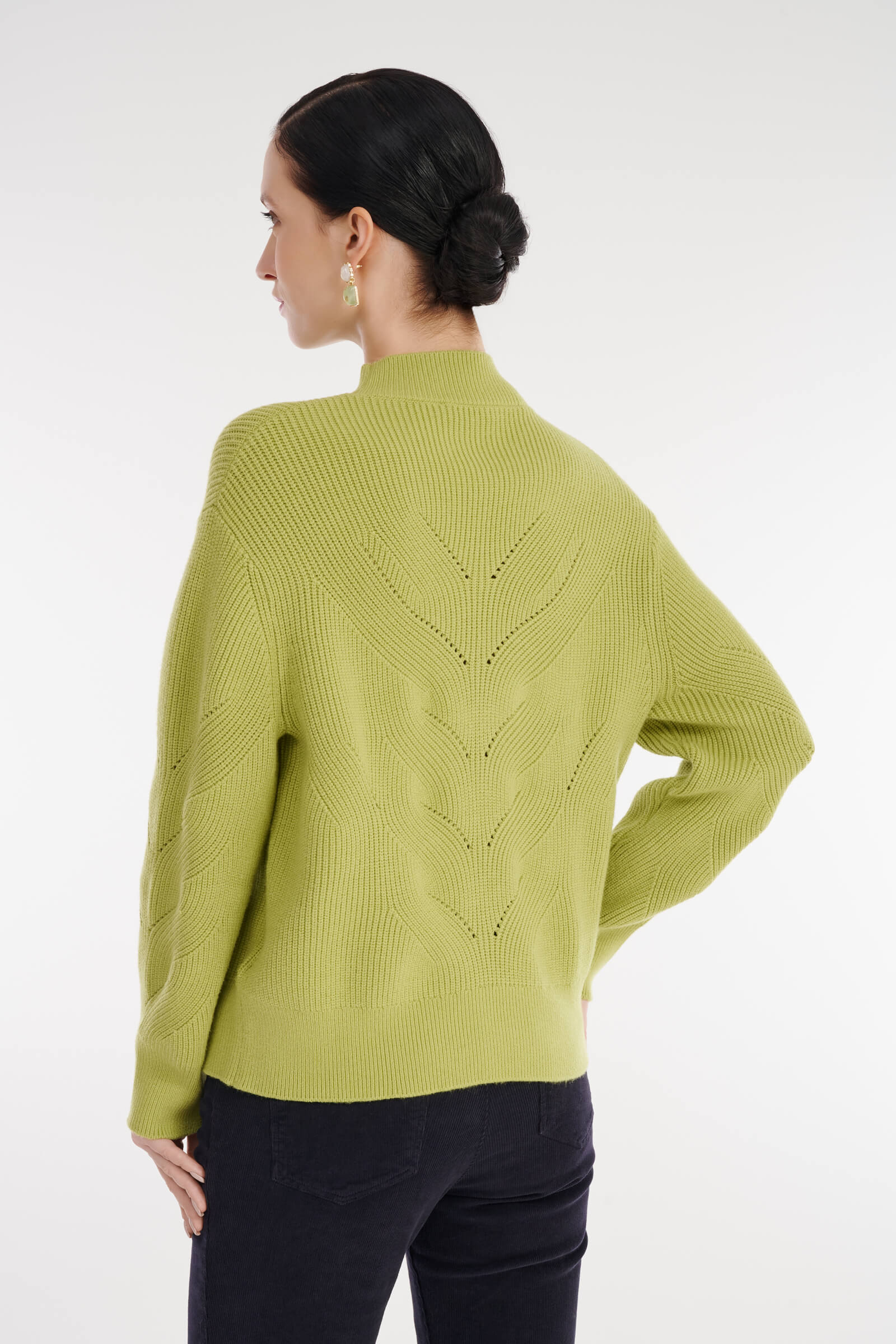 Джемпер с воротником-стойкой Бренд Diana Gallesi