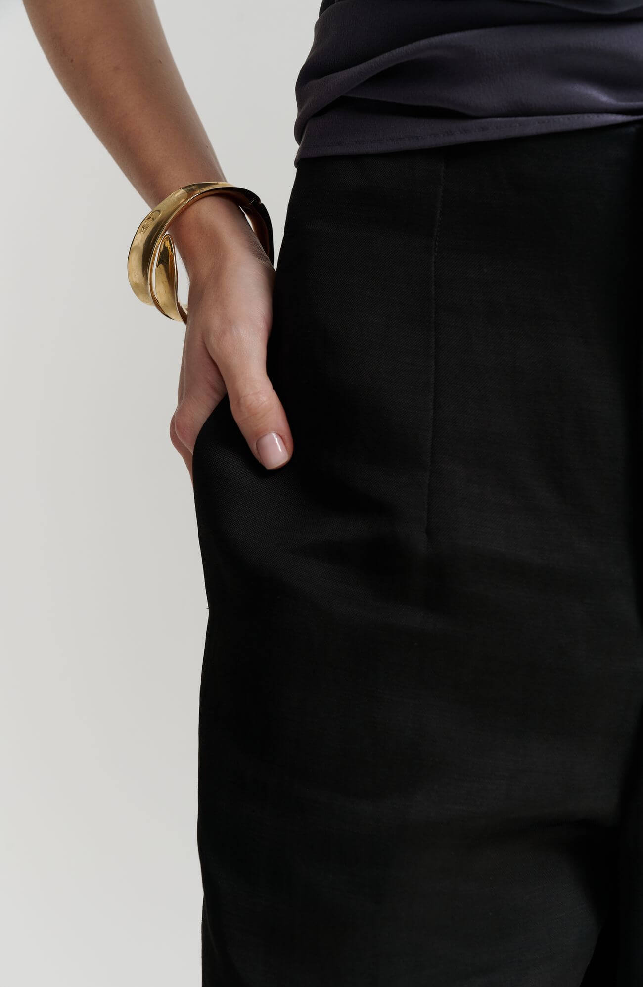 Прямые брюки с высокой посадкой Бренд GentryPortofino