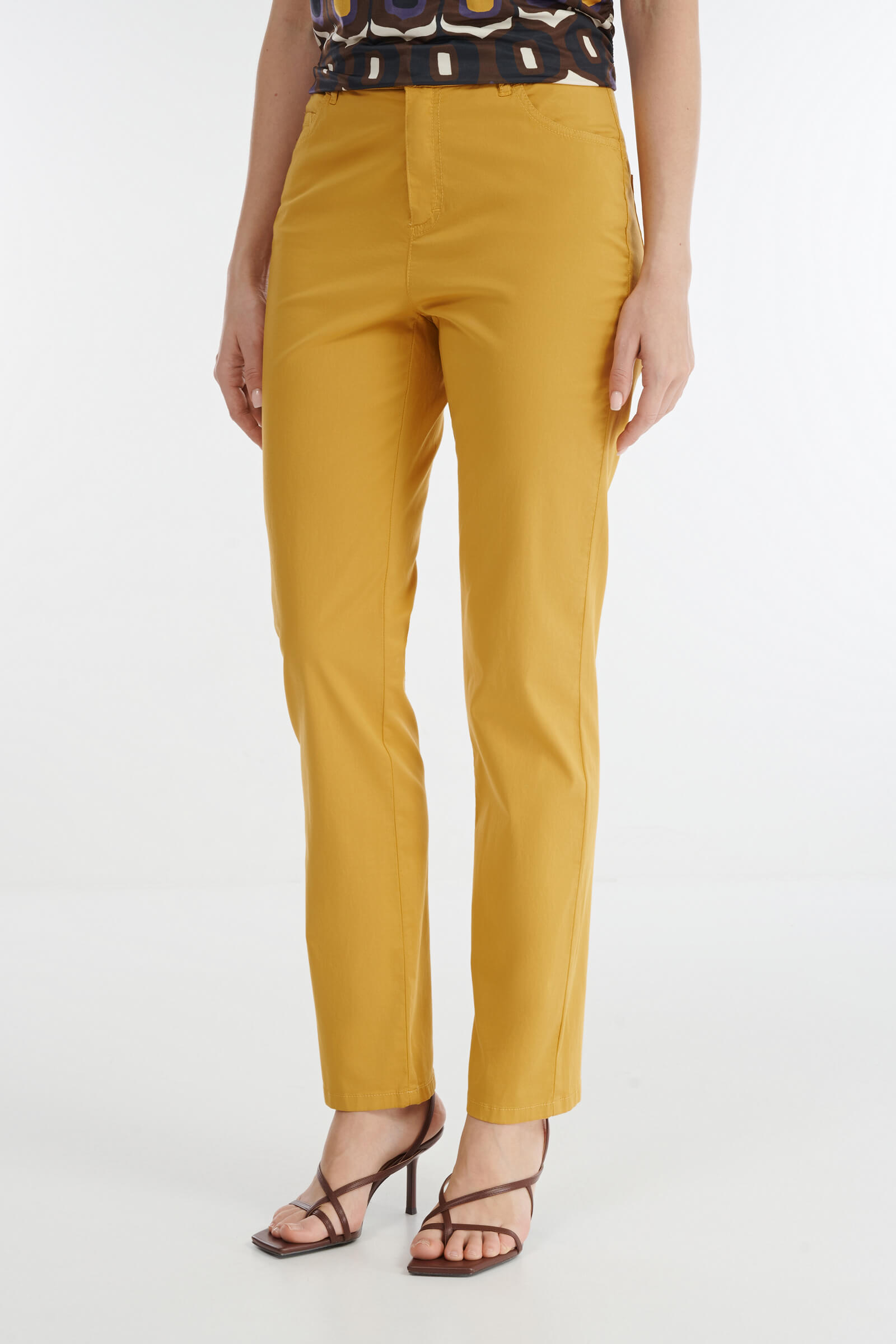 Узкие хлопковые брюки Бренд Diana Gallesi